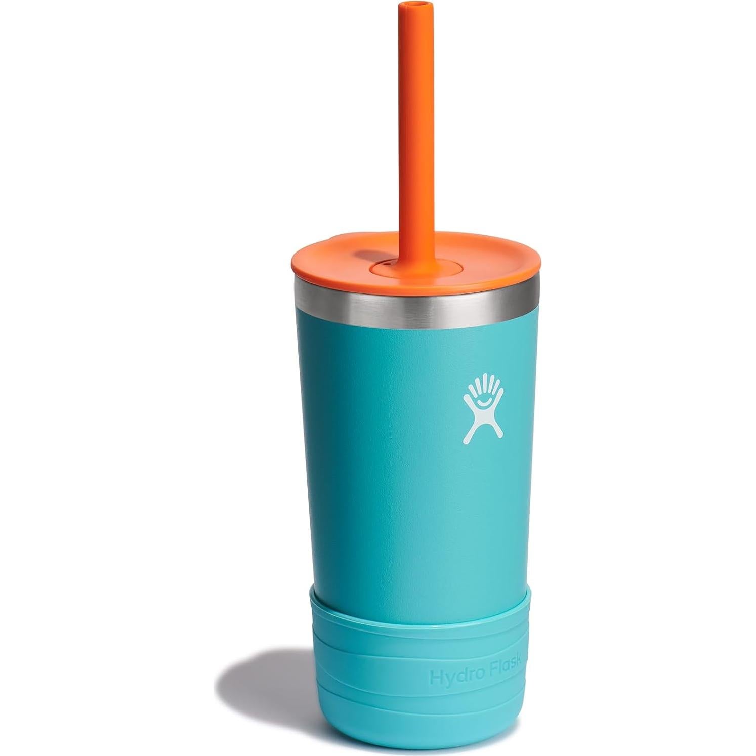 Taza Hydro Flask Kids 355 ml Azul Marino con Tapa y Popote