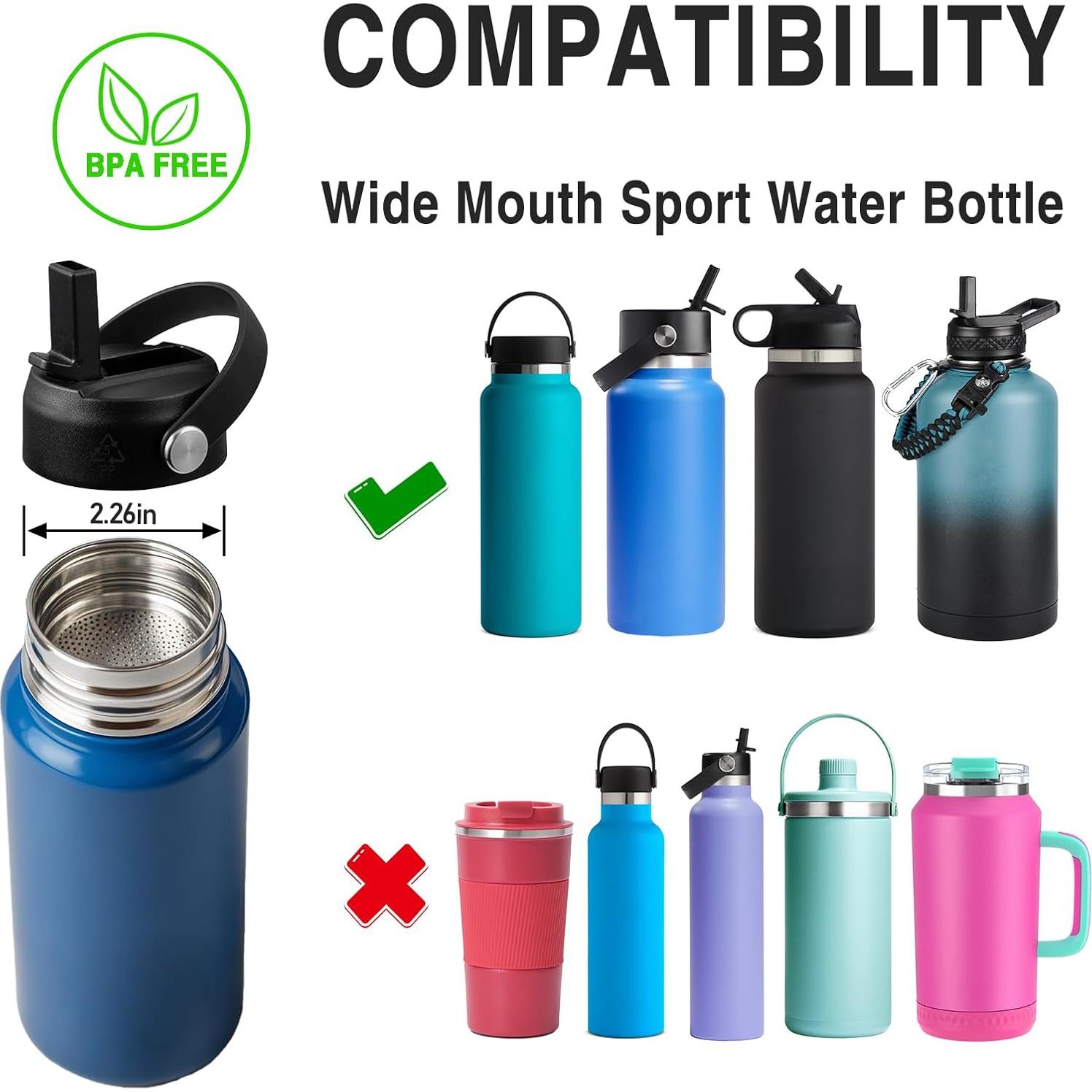 Tapa de Pajita Hydro Flask LLCJYYCY Boca Ancha 340-1135 ml