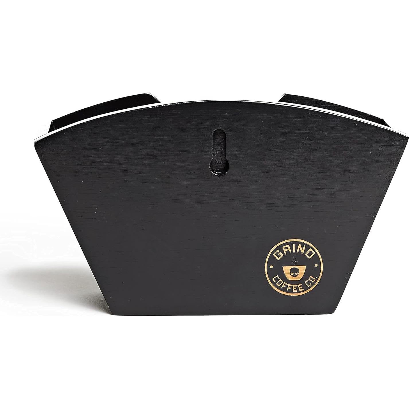 Soporte Organizador de Filtros de Café de Bambú Grind - Negro Mate