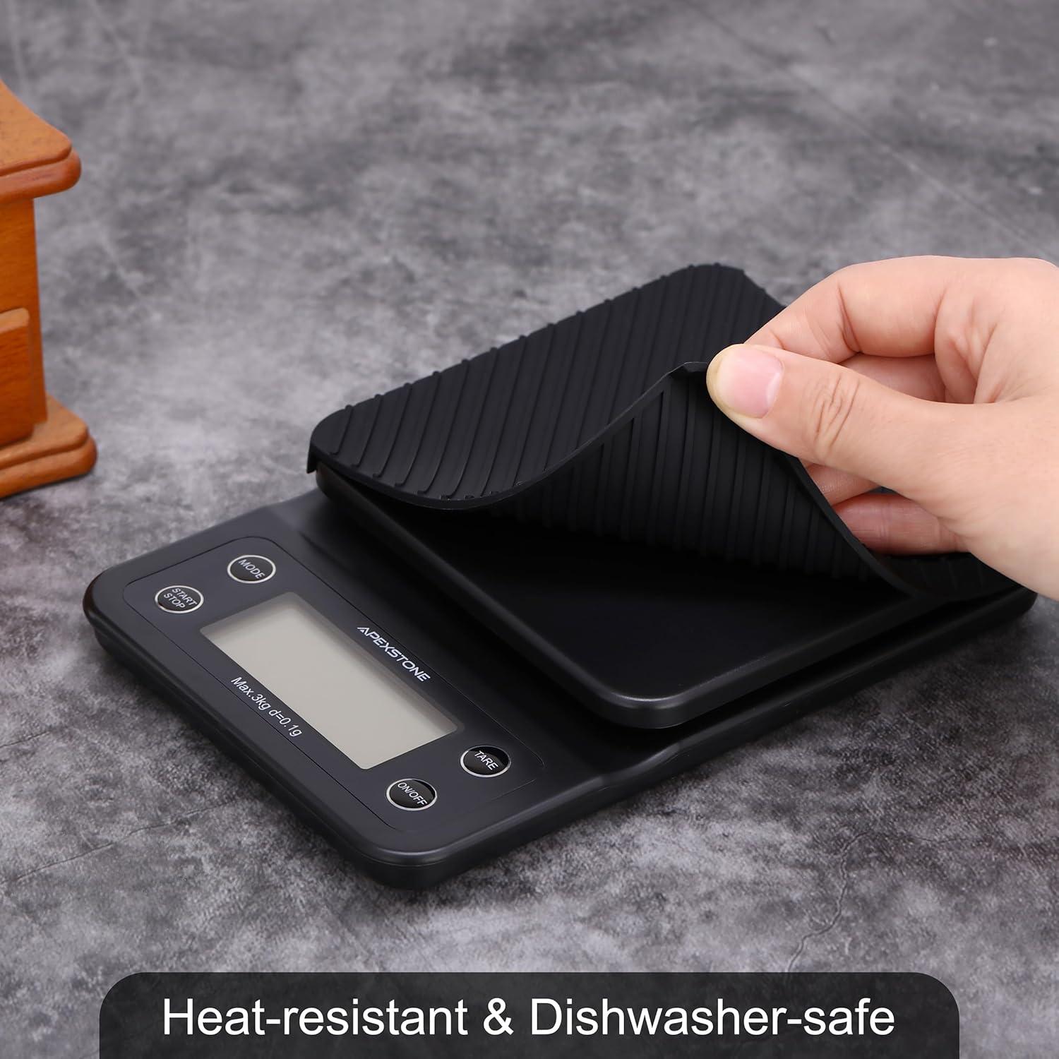 Báscula de Café Digital Apexstone con Temporizador 19.2x13.3cm