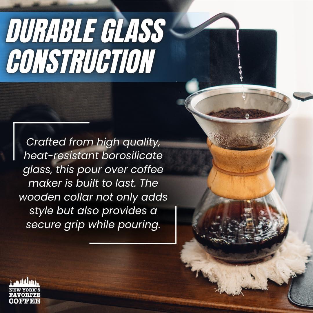 Cafetera de Goteo 6 Tazas Café Favorito de Nueva York Vidrio