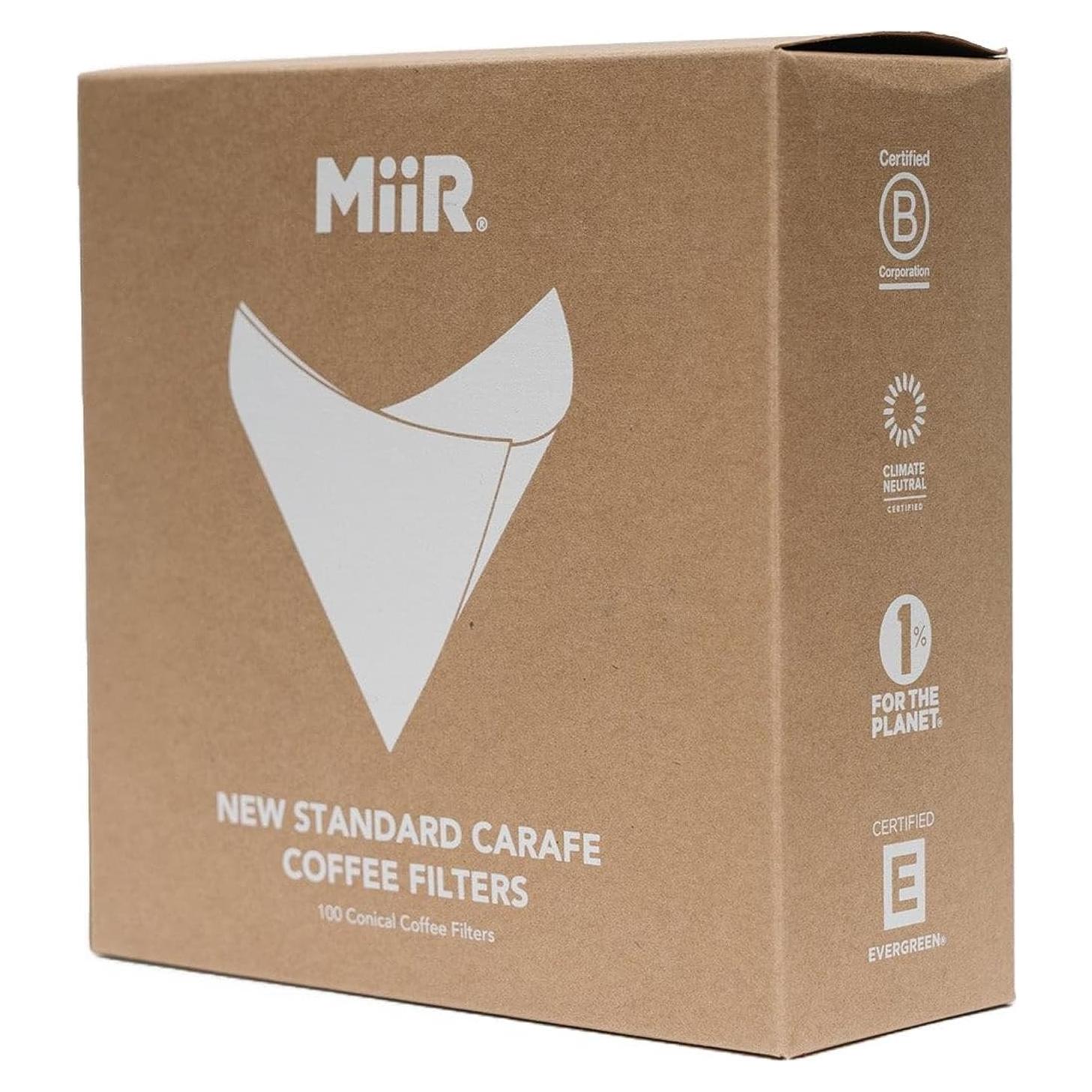 Filtros de Café en Cono MiiR New Standard - 100 Unidades