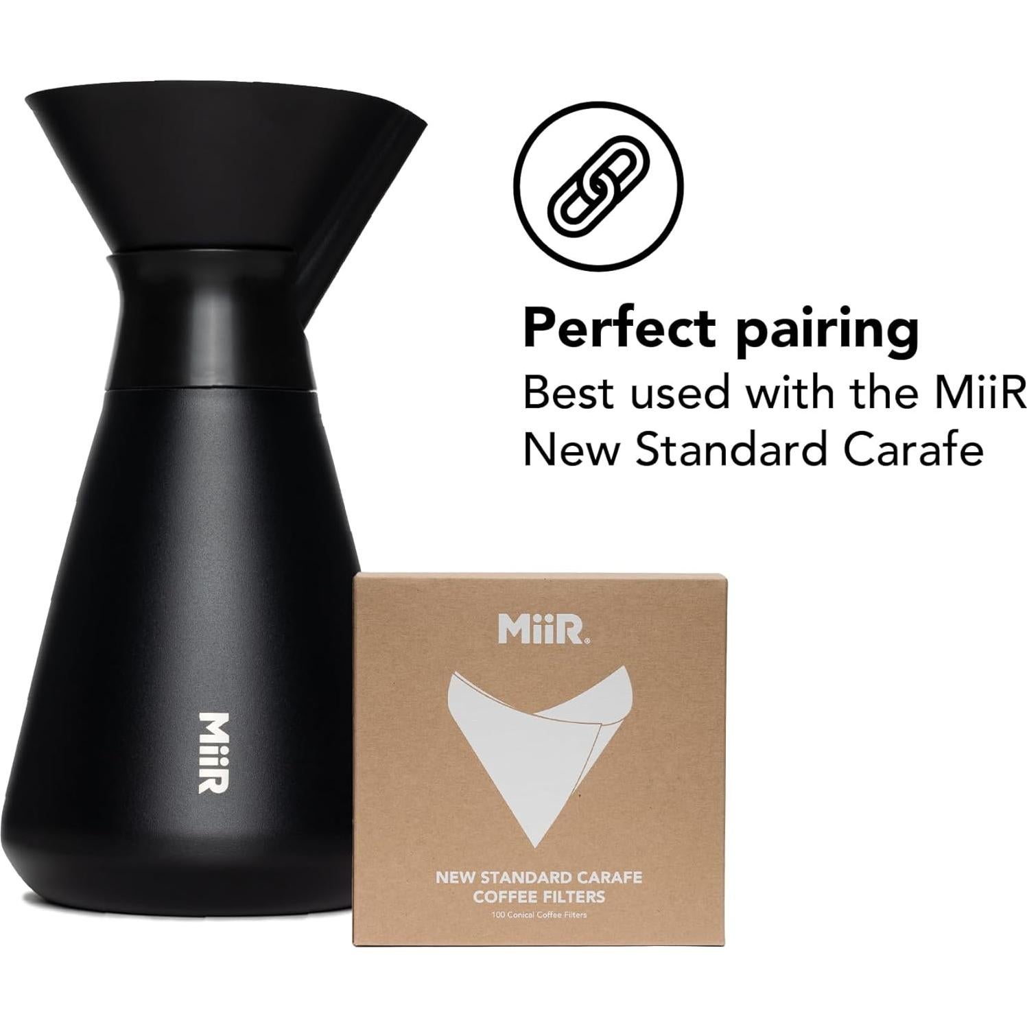 Filtros de Café en Cono MiiR New Standard - 100 Unidades