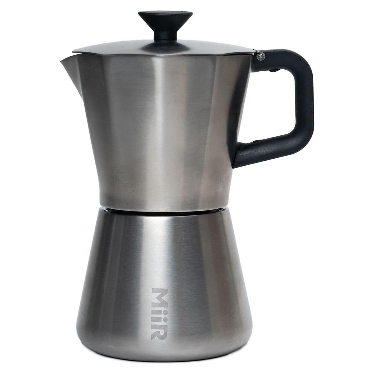 Cafetera Moka Pot MiiR Acero Inoxidable 10oz Manual