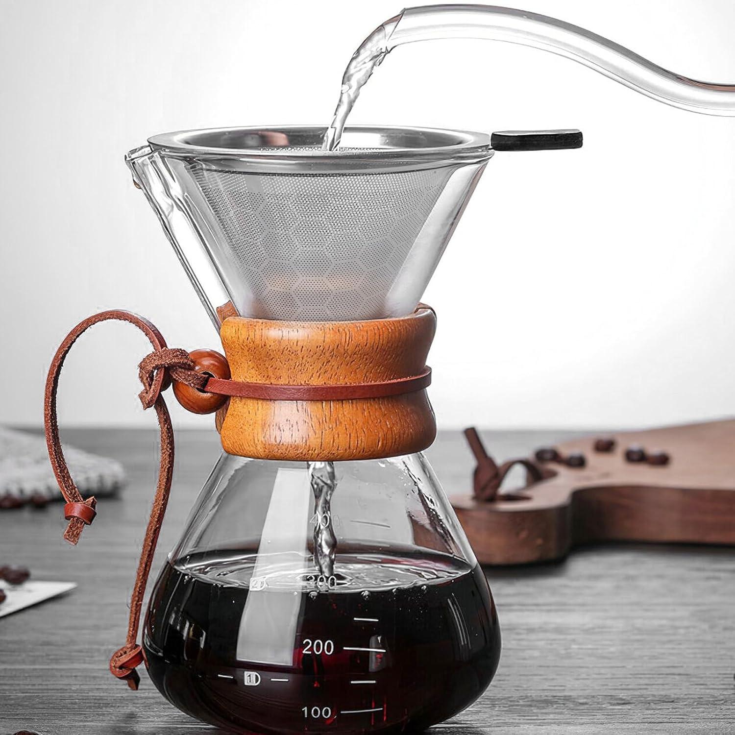 Filtro de café de goteo GLMMIR de acero inoxidable reutilizable