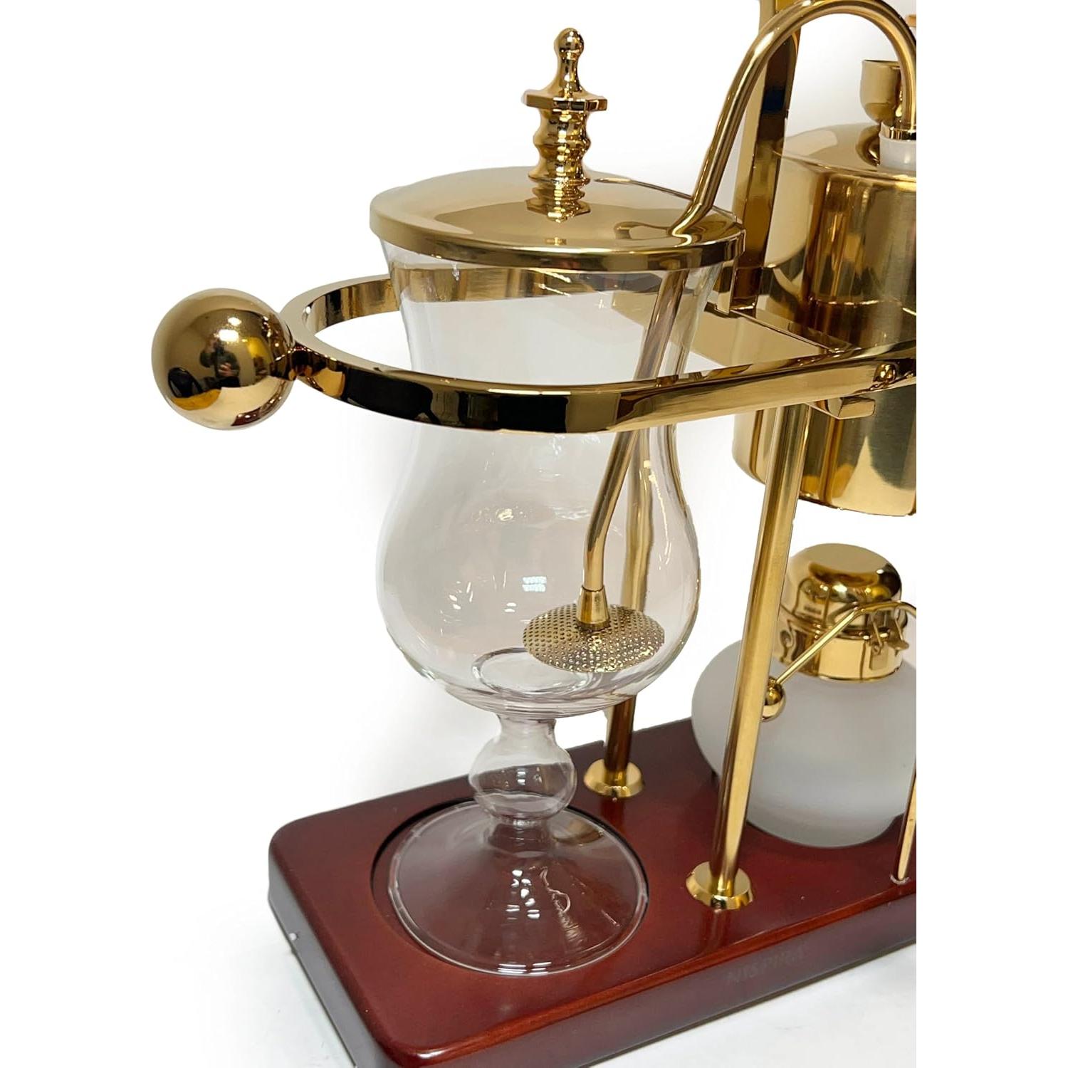 Cafetera al Vacío Nispira HB-C2 500 ml Dorada Retro