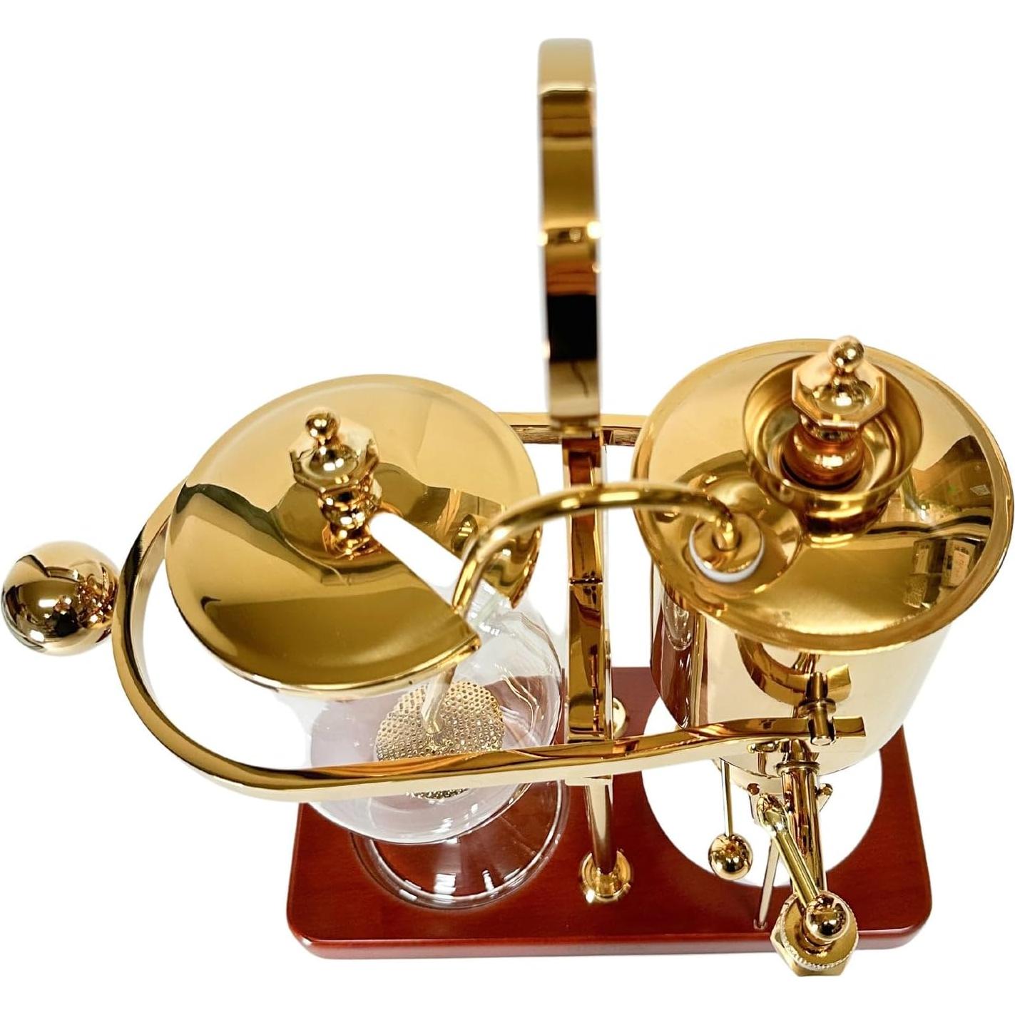 Cafetera al Vacío Nispira HB-C2 500 ml Dorada Retro