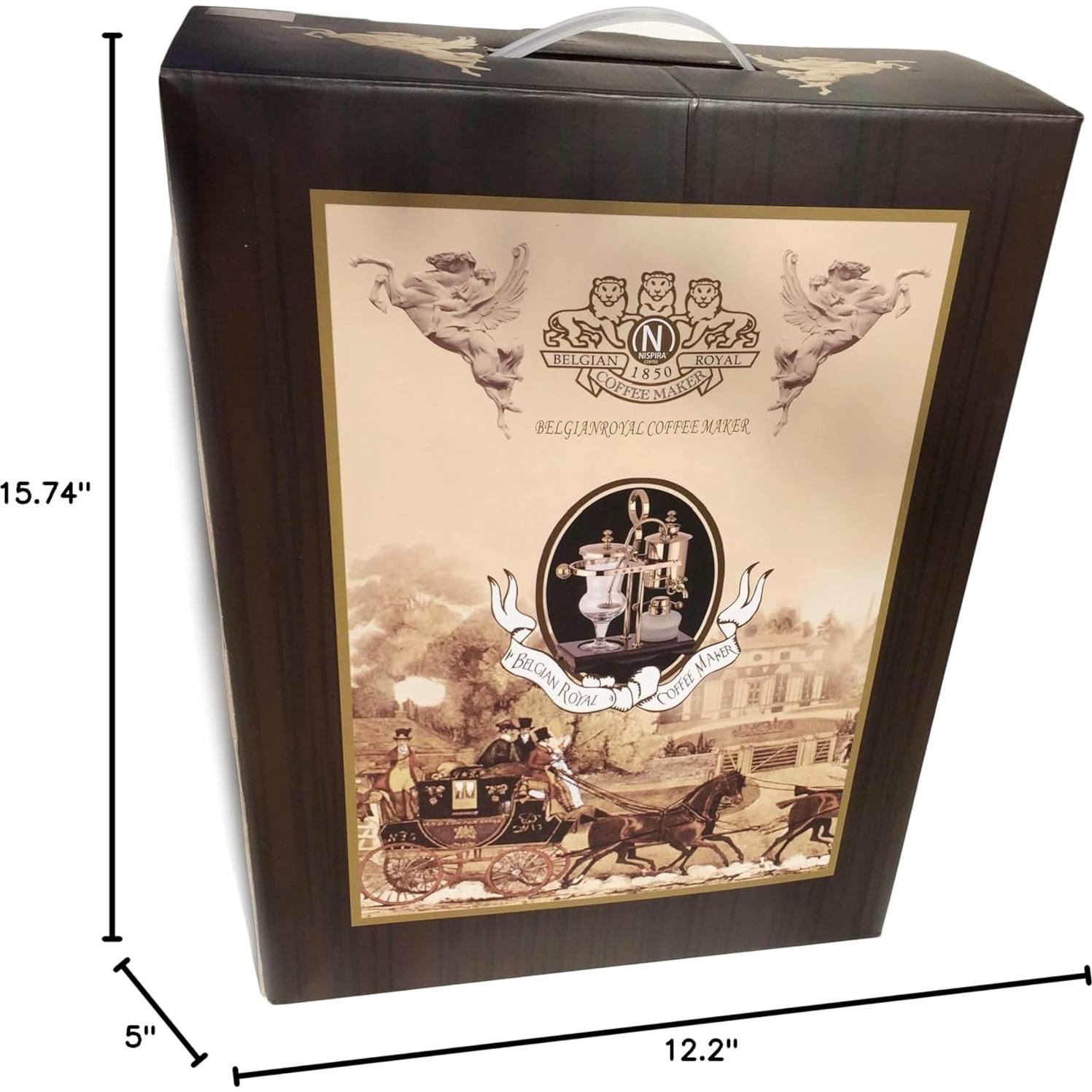 Cafetera al Vacío Nispira HB-C2 500 ml Dorada Retro