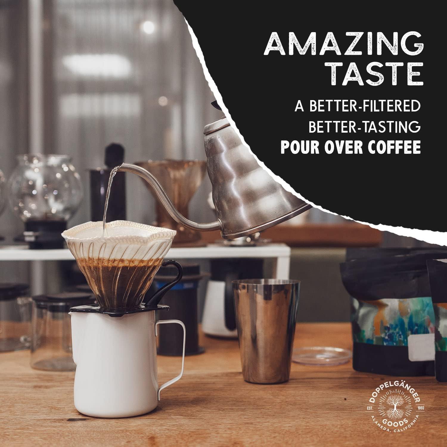 Filtros de Café Reutilizables Doppeltree Hario V60 03 - 2 Piezas