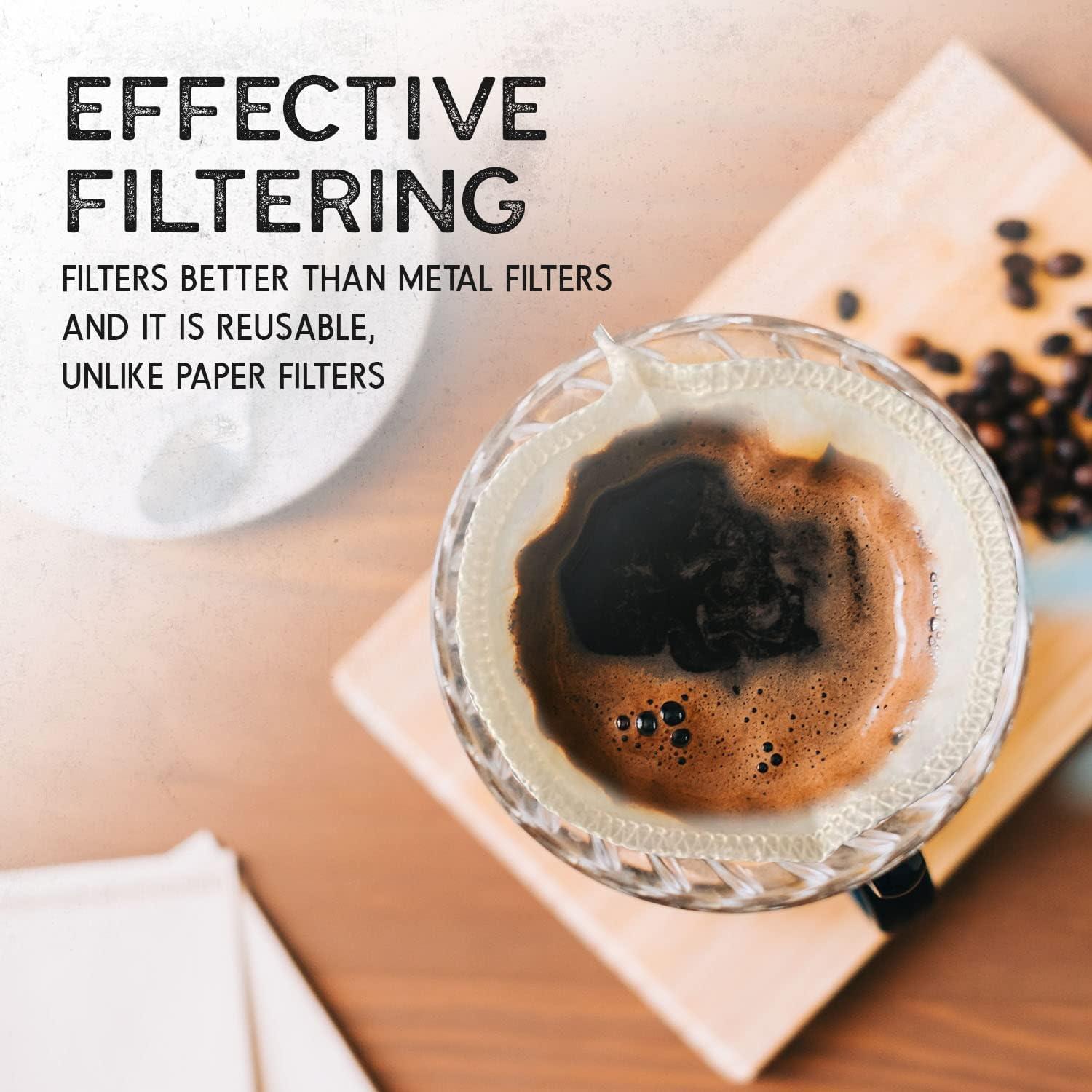 Filtros de Café Reutilizables Doppeltree Hario V60 03 - 2 Piezas