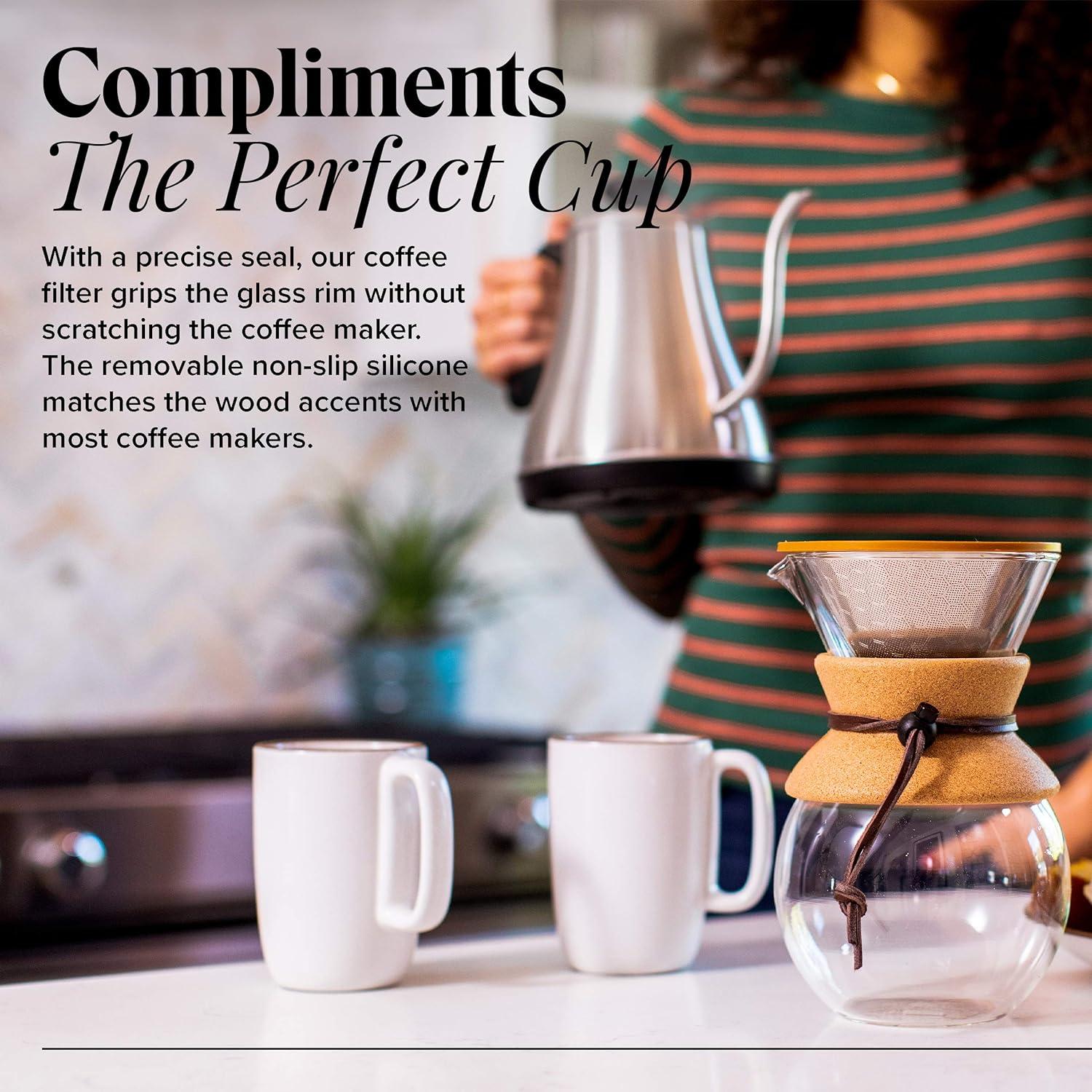 Vertedor de Café Willow & Everett - Filtro Reutilizable Acero Inoxidable