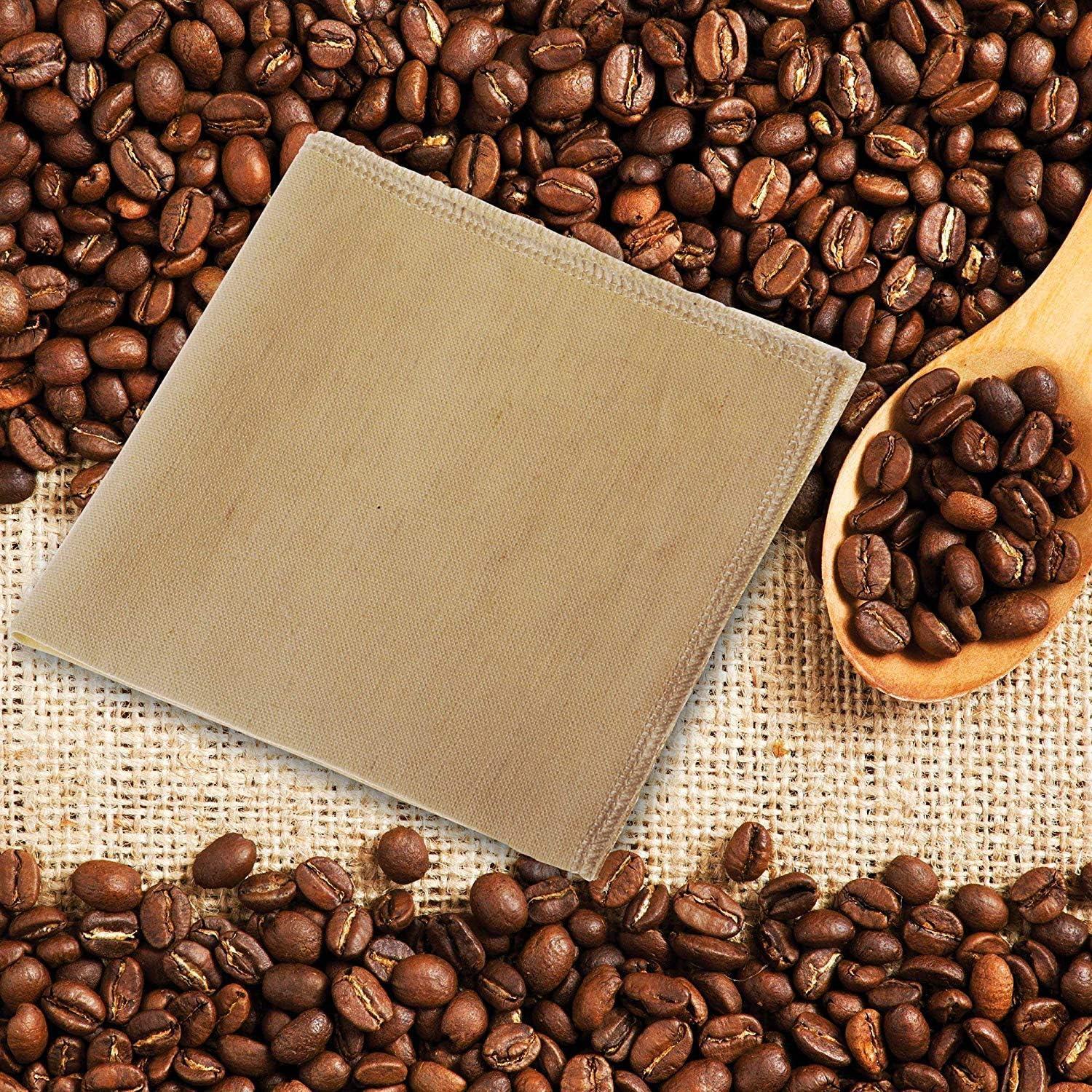 Filtro de café reutilizable Bolio de cáñamo orgánico 30x30 cm