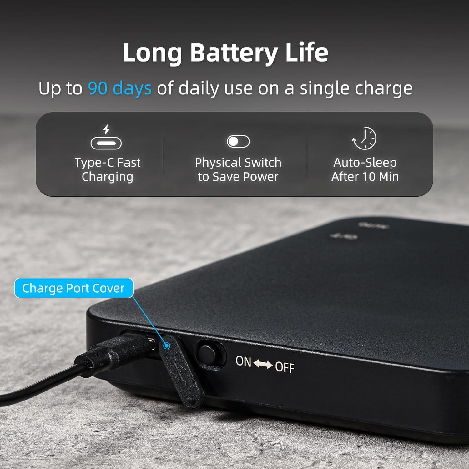 Báscula Digital de Café BITAMOM M7 Pro 2kg/0.1g Recargable