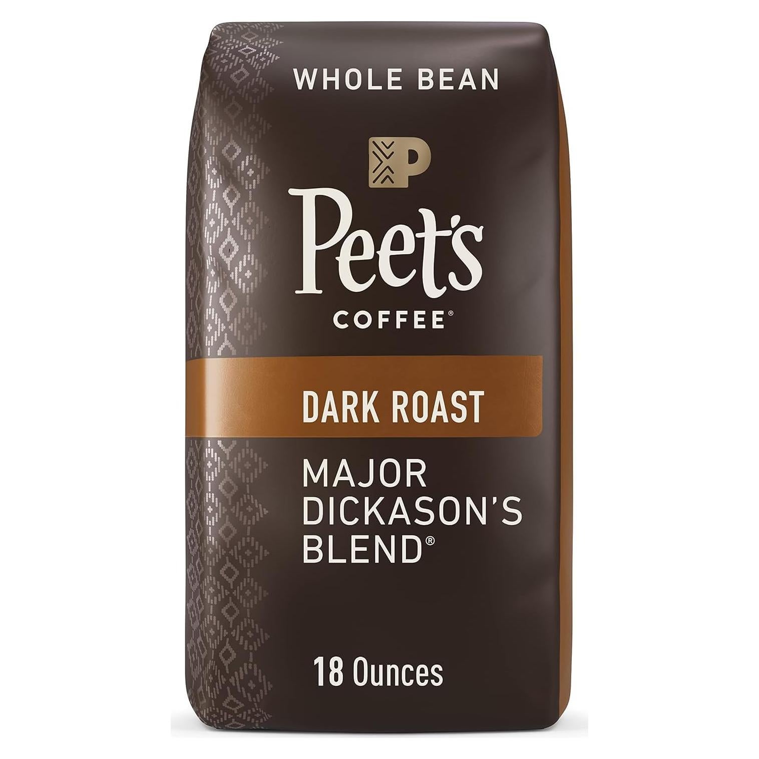 Café Peet's Tostado Oscuro 100% Arábica 18 Onzas Major Dickason