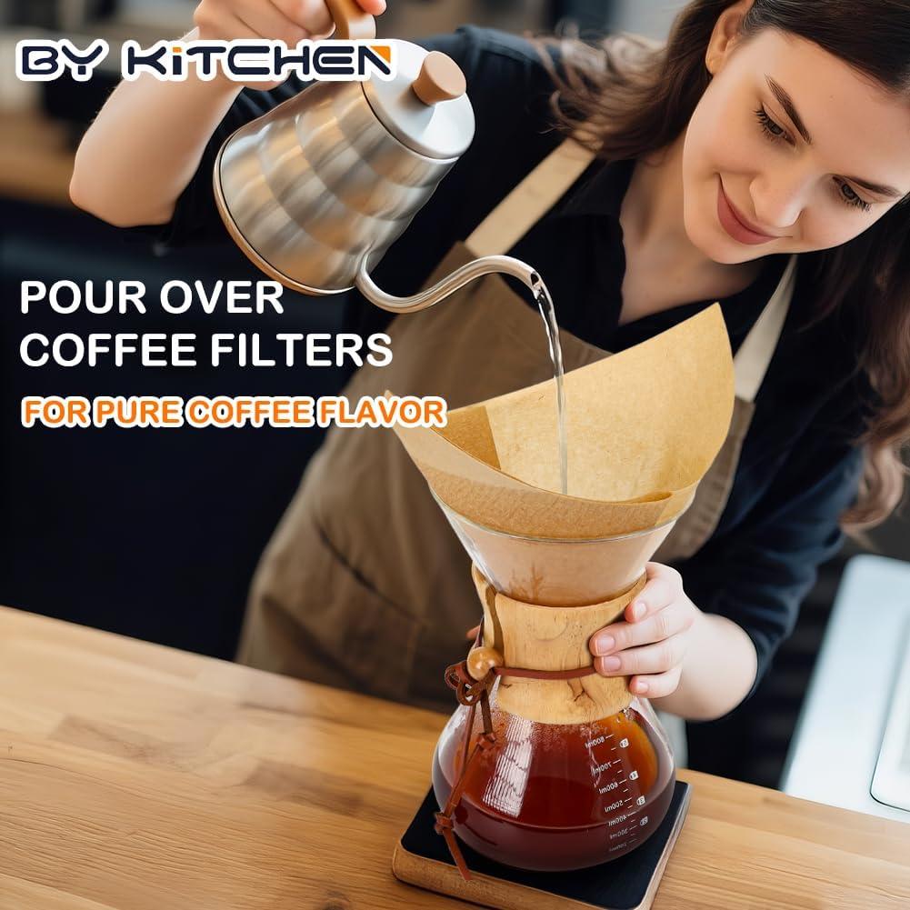 Filtros de café desechables BYKITCHEN 50 unidades 6"
