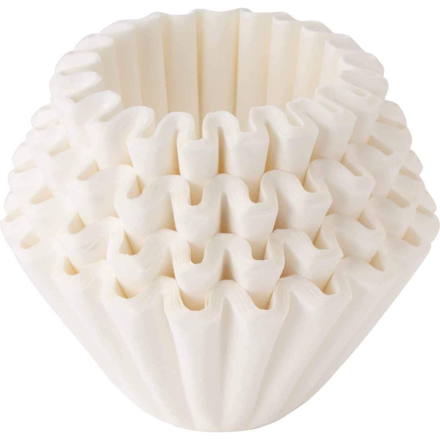 Filtros de café de papel Kalita Wave 185 - 100 unidades