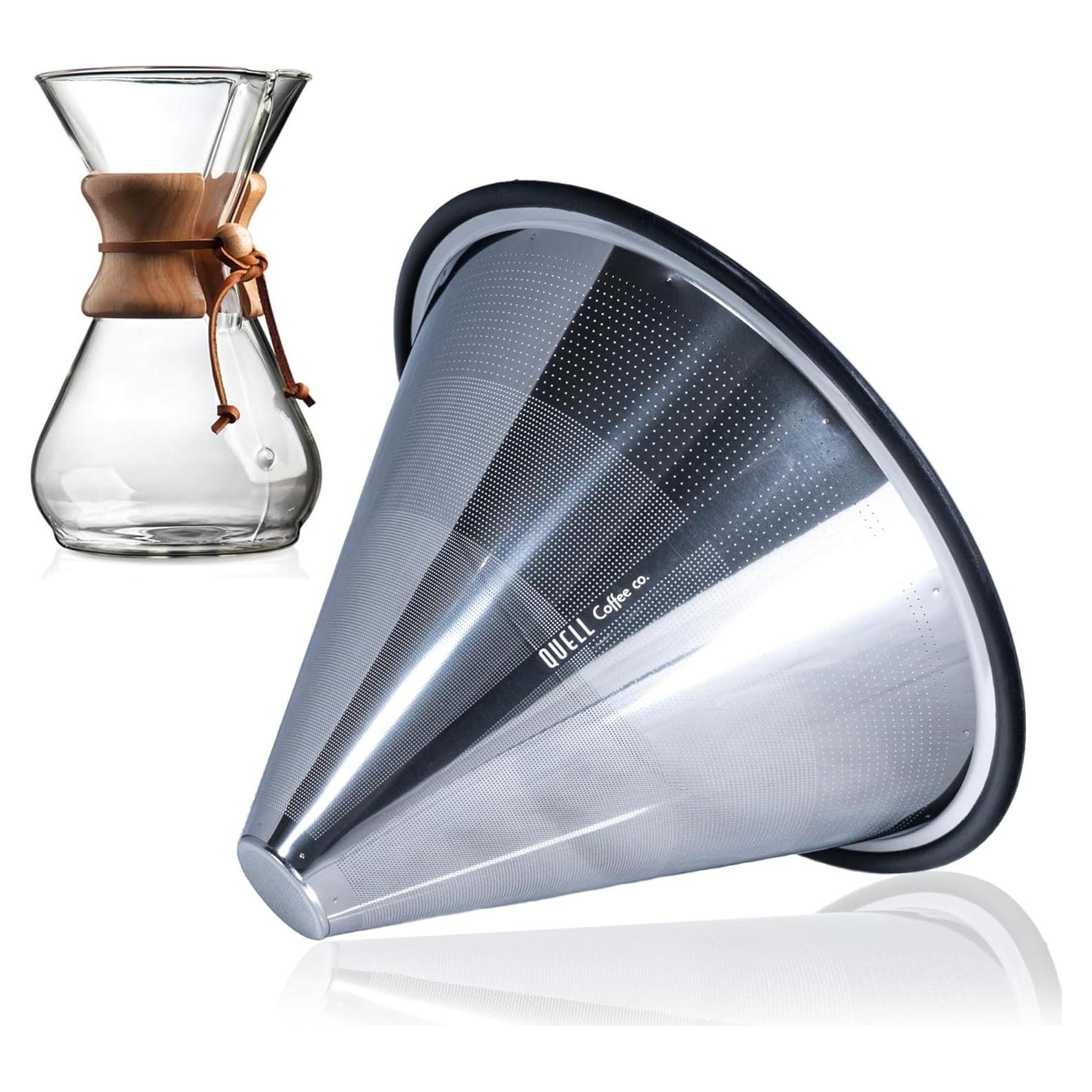 Filtro de café reutilizable Quell para Chemex 6-10 tazas