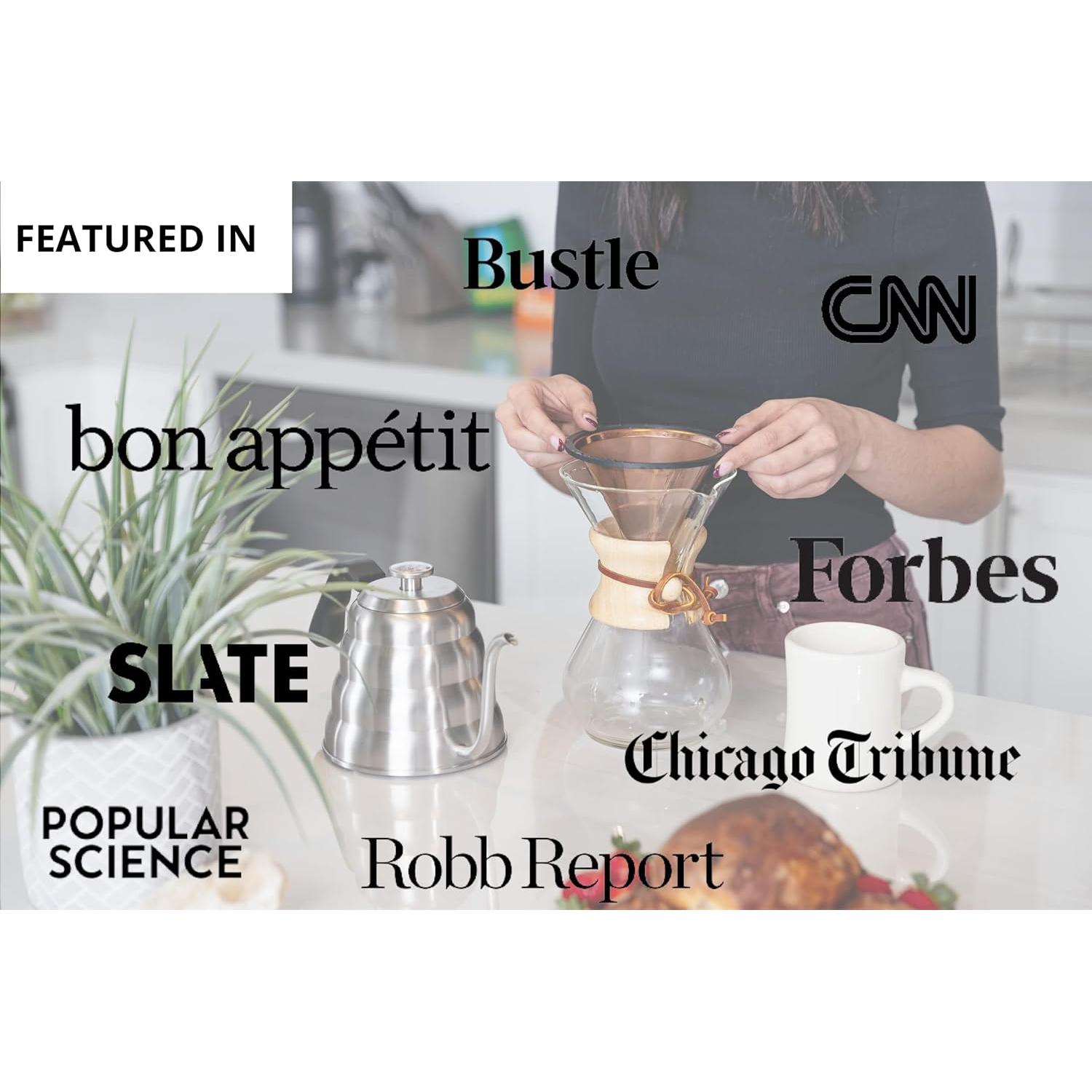 Filtro de Café Reutilizable Guerrero Barista - Acero Inoxidable Dorado