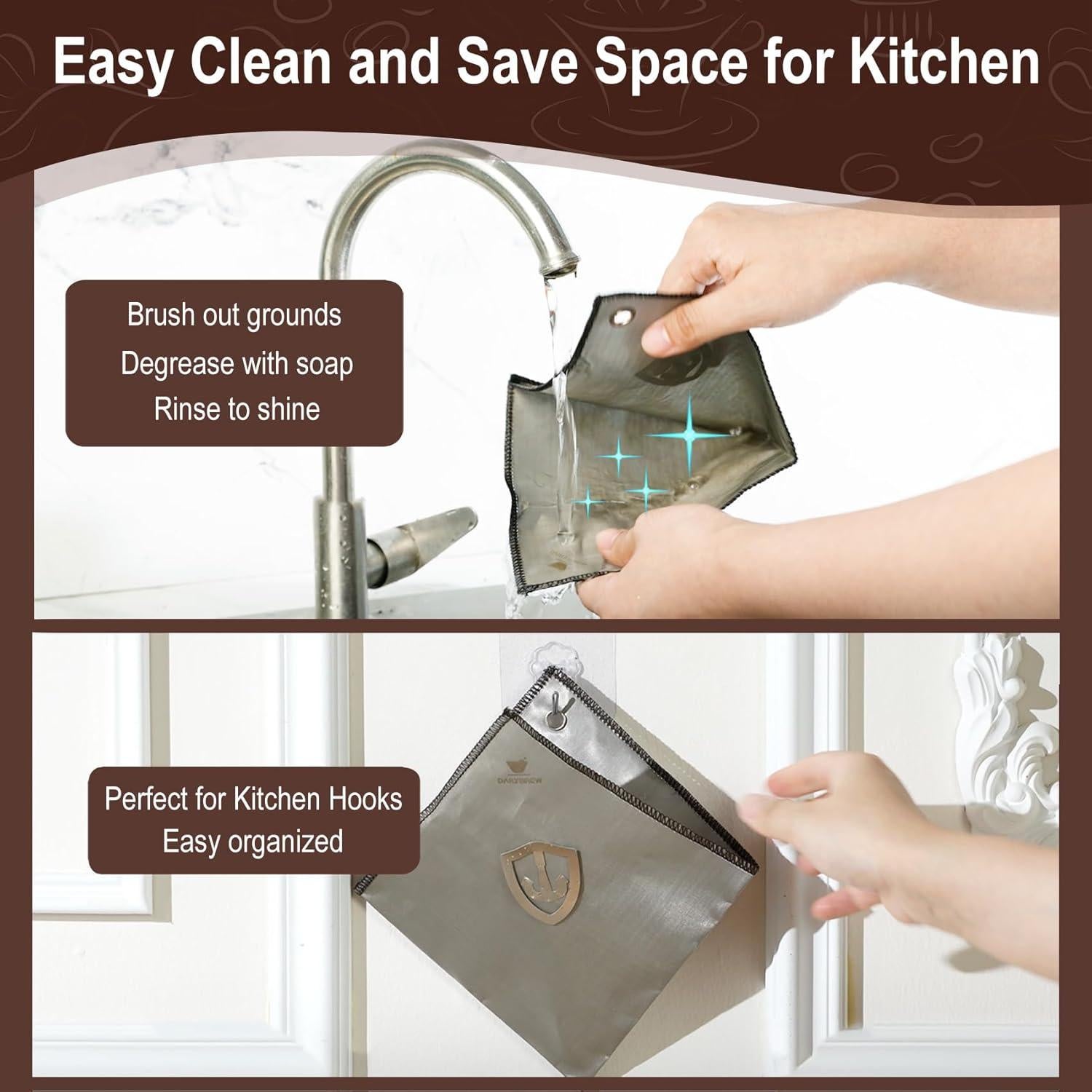 Filtro de café reutilizable Dailybrew de acero inoxidable 304