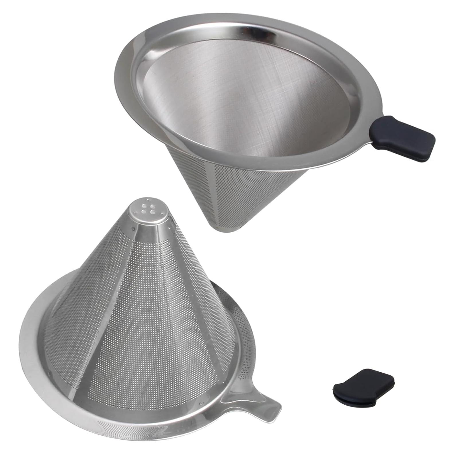 Juego de Filtros de Café Reutilizables AzulySlec 300/600 Malla