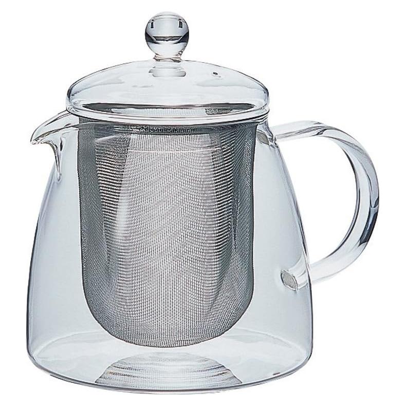 Tetera de Vidrio Hario Pure 700ml con Colador de Acero