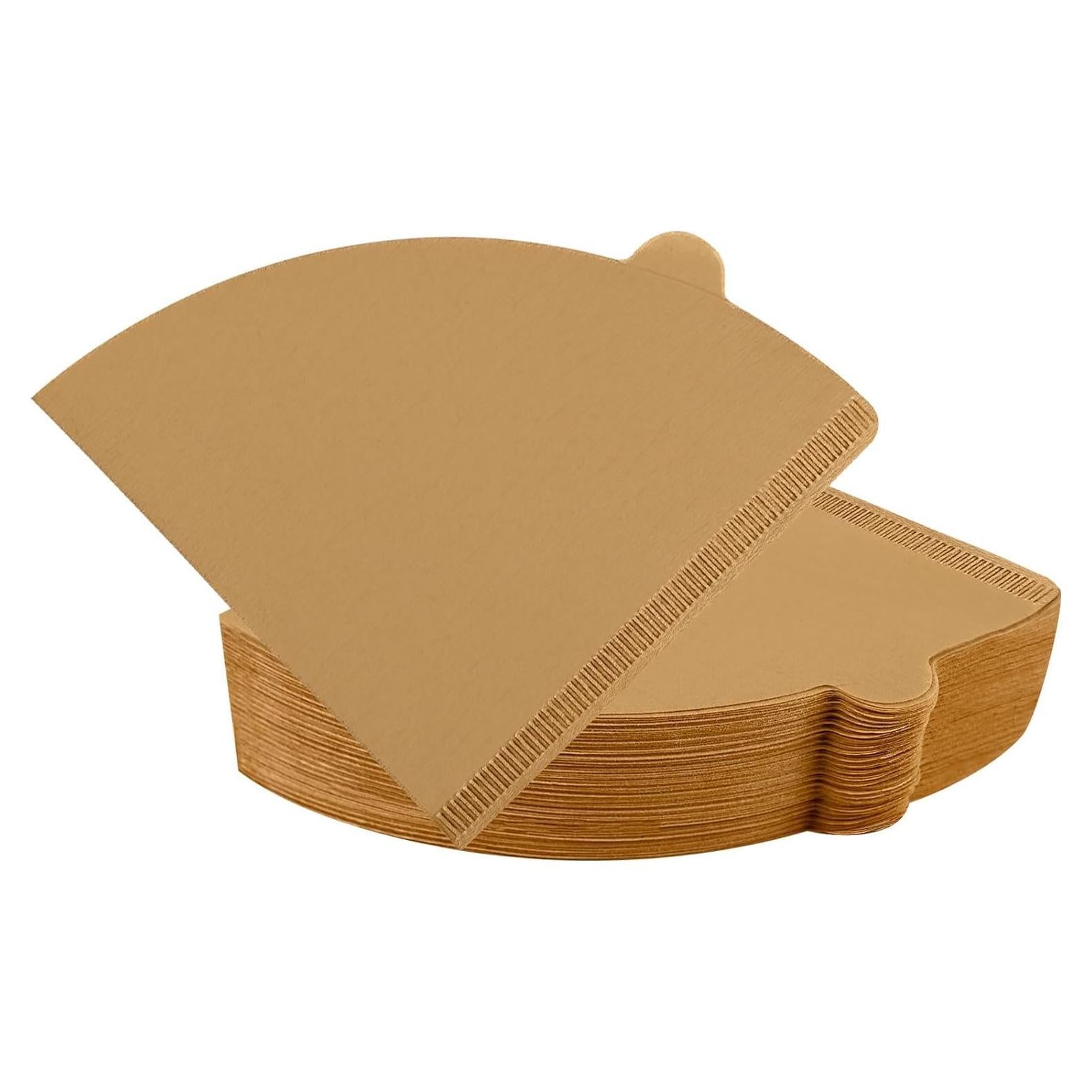 Filtros de café V60 #2 Dingkei, 100 unidades, sin blanquear