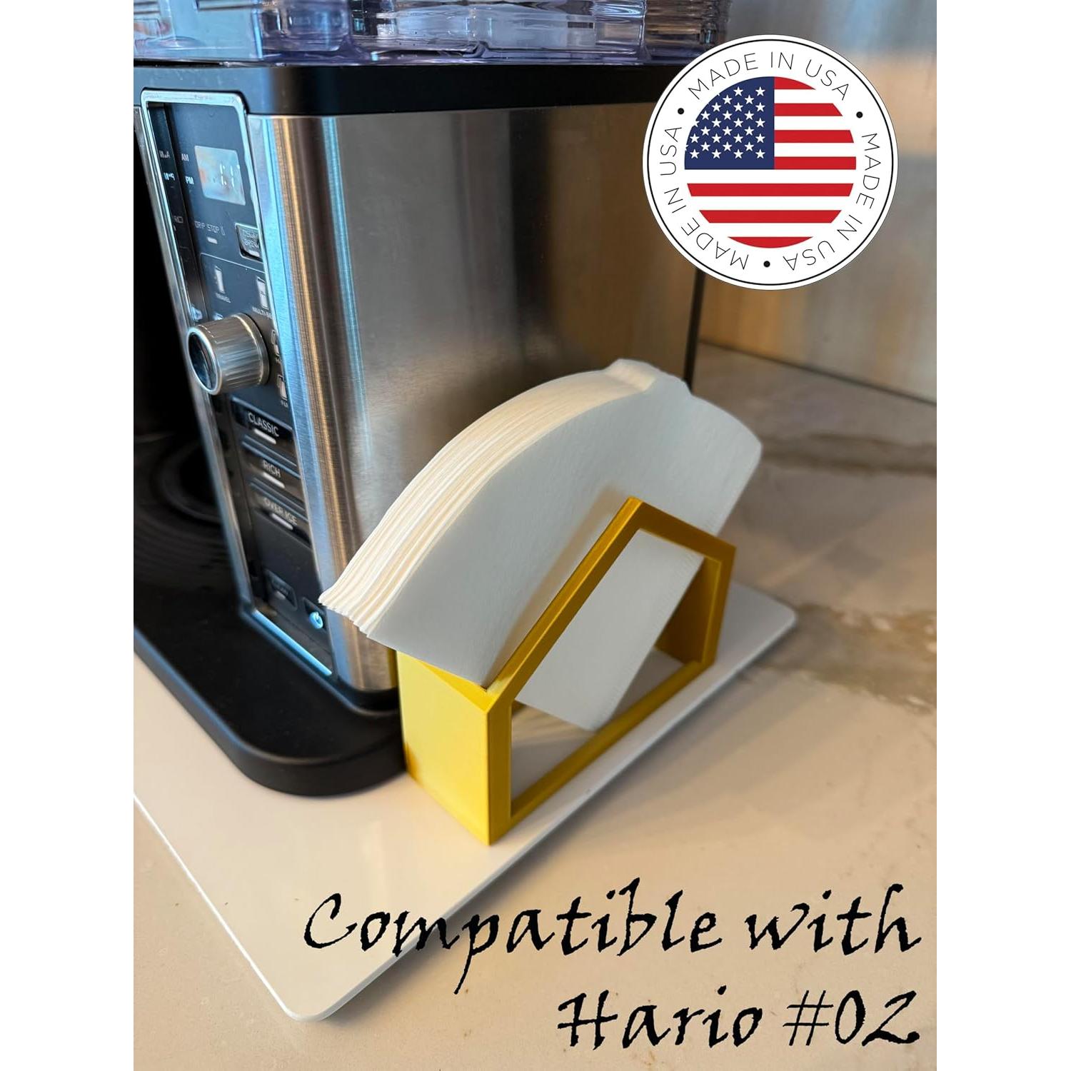 Soporte para Filtros de Café DAM Merch V60 Oro - 80 Filtros