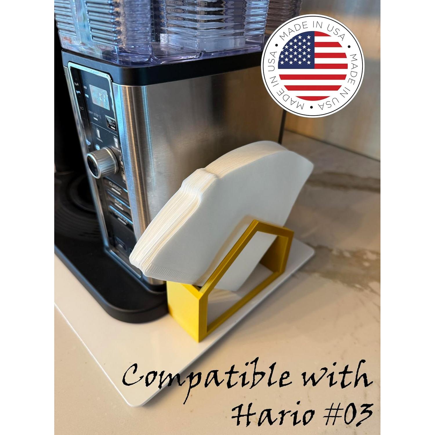 Soporte para Filtros de Café DAM Merch V60 Oro - 80 Filtros