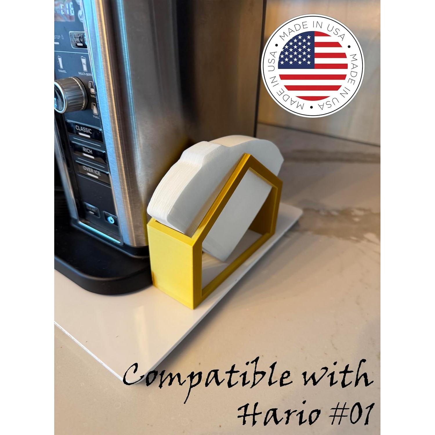 Soporte para Filtros de Café DAM Merch V60 Oro - 80 Filtros