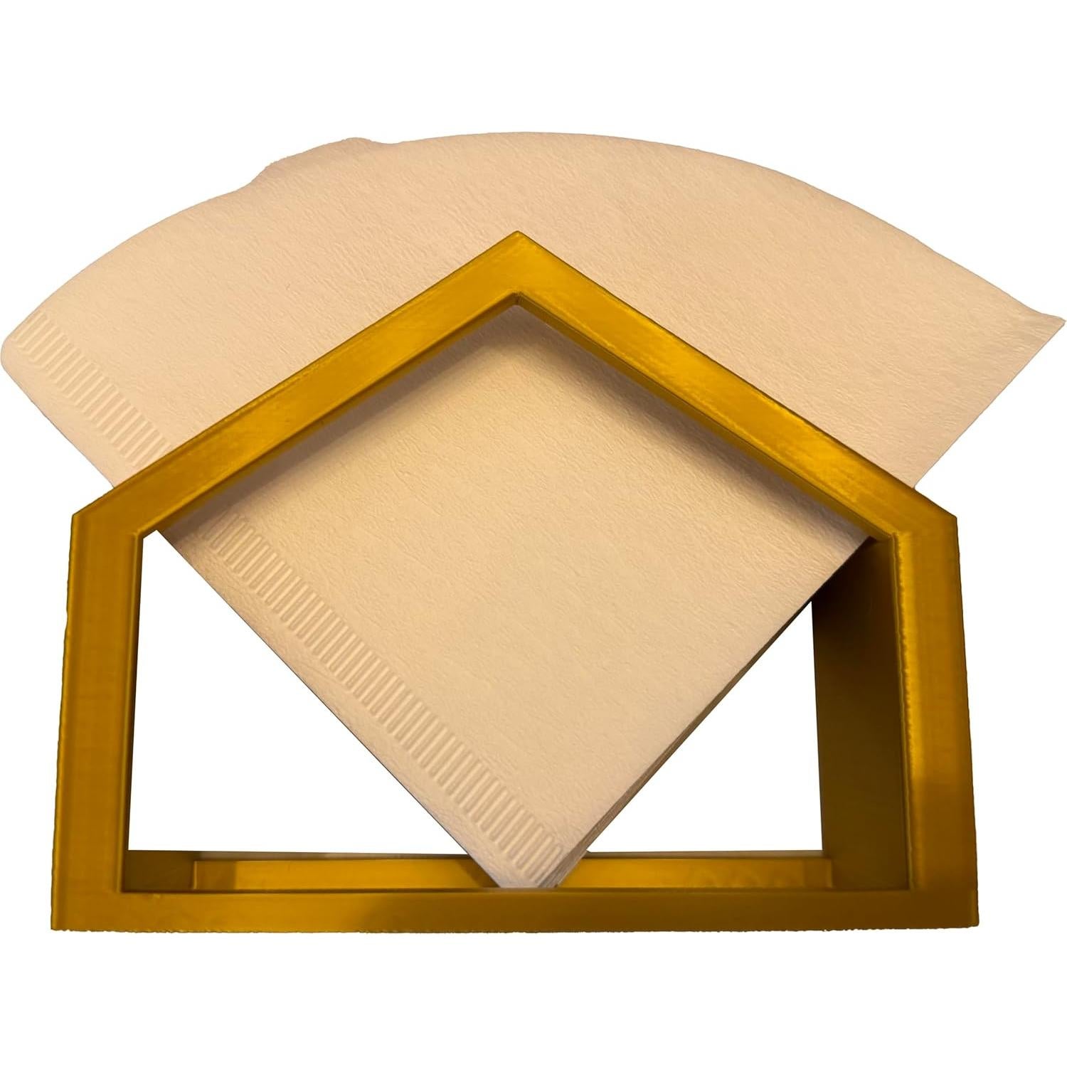 Soporte para Filtros de Café DAM Merch V60 Oro - 80 Filtros