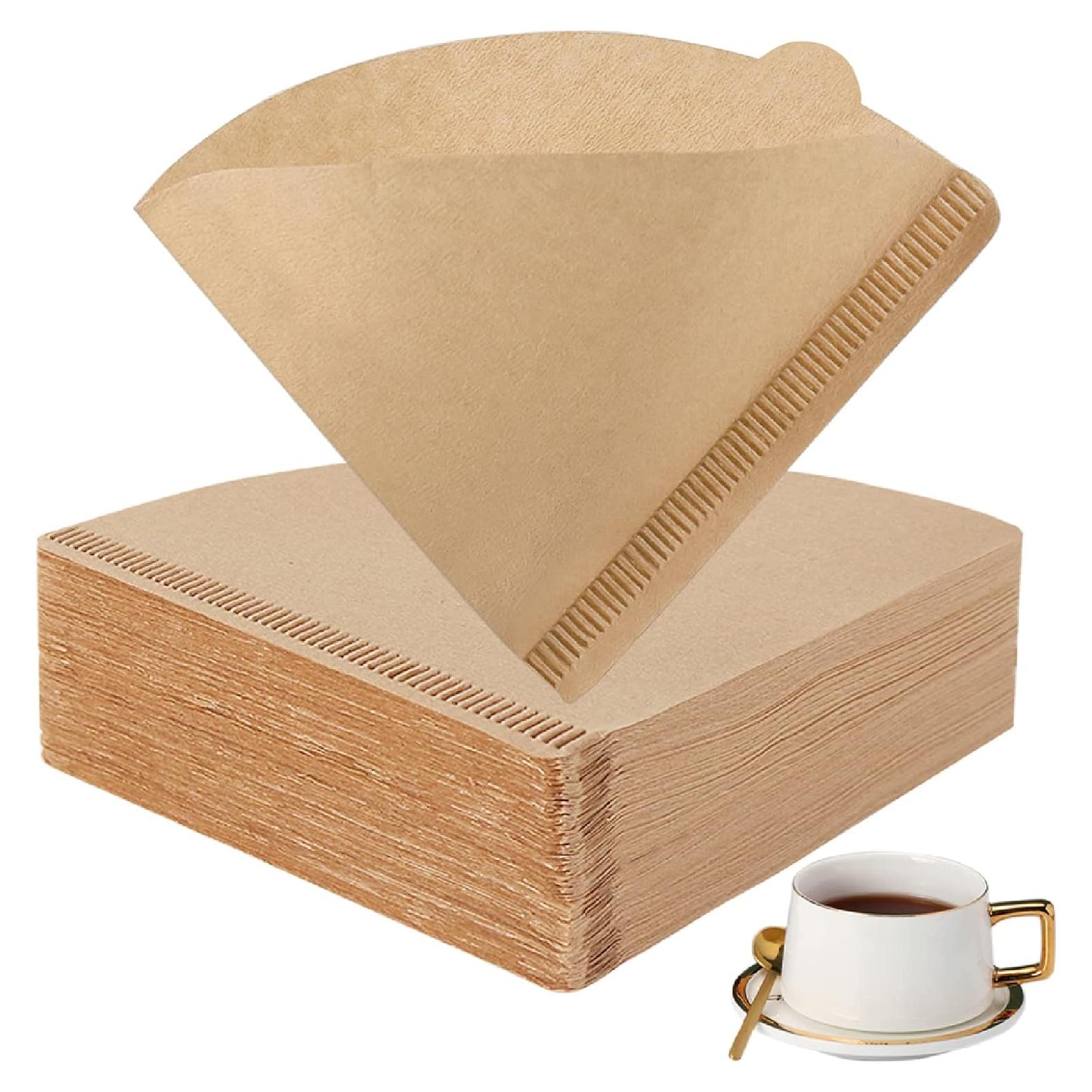 Filtros de café en cono V02 BYKITCHEN, set de 200 piezas