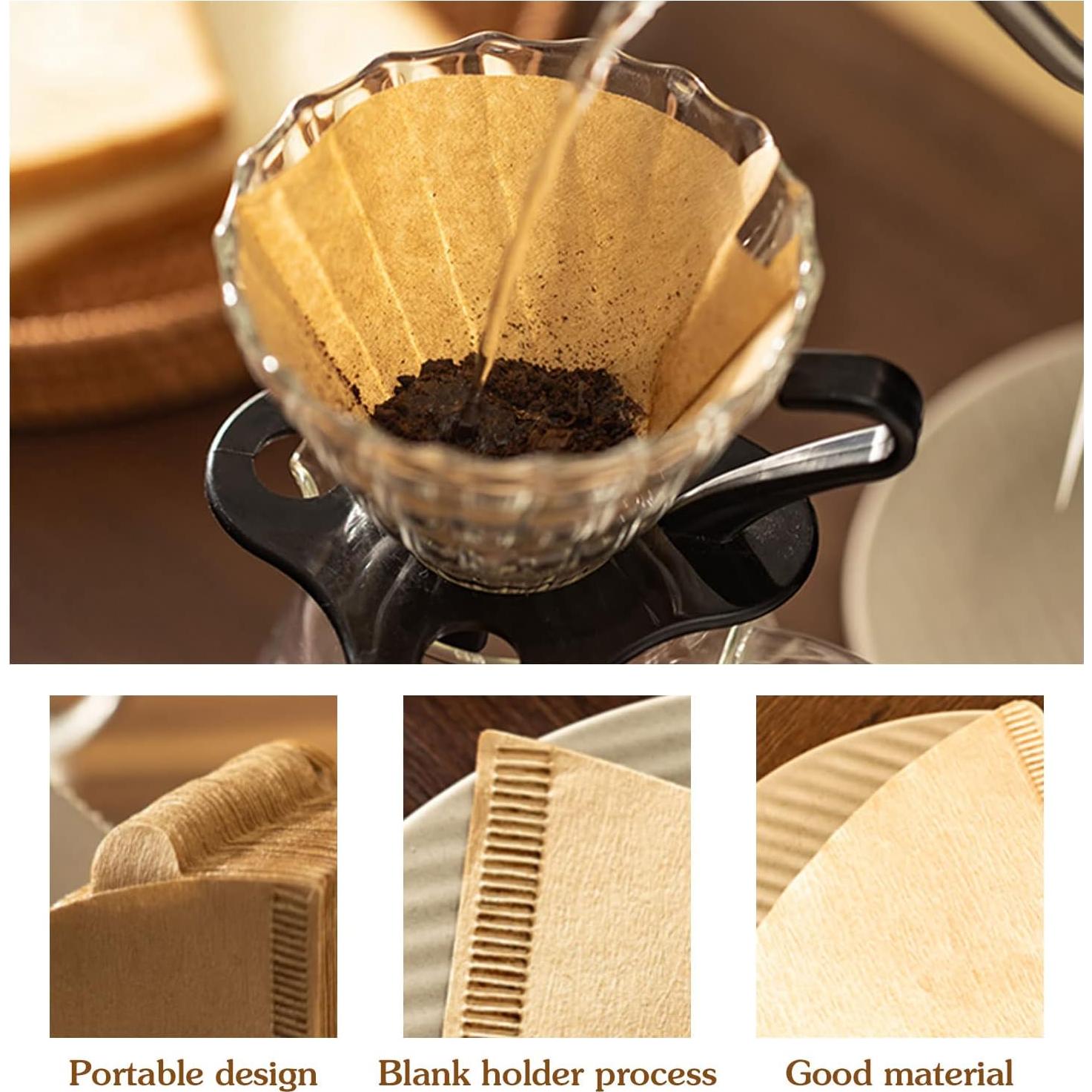 Filtros de café Prudiut 200 unidades tamaño 02 naturales