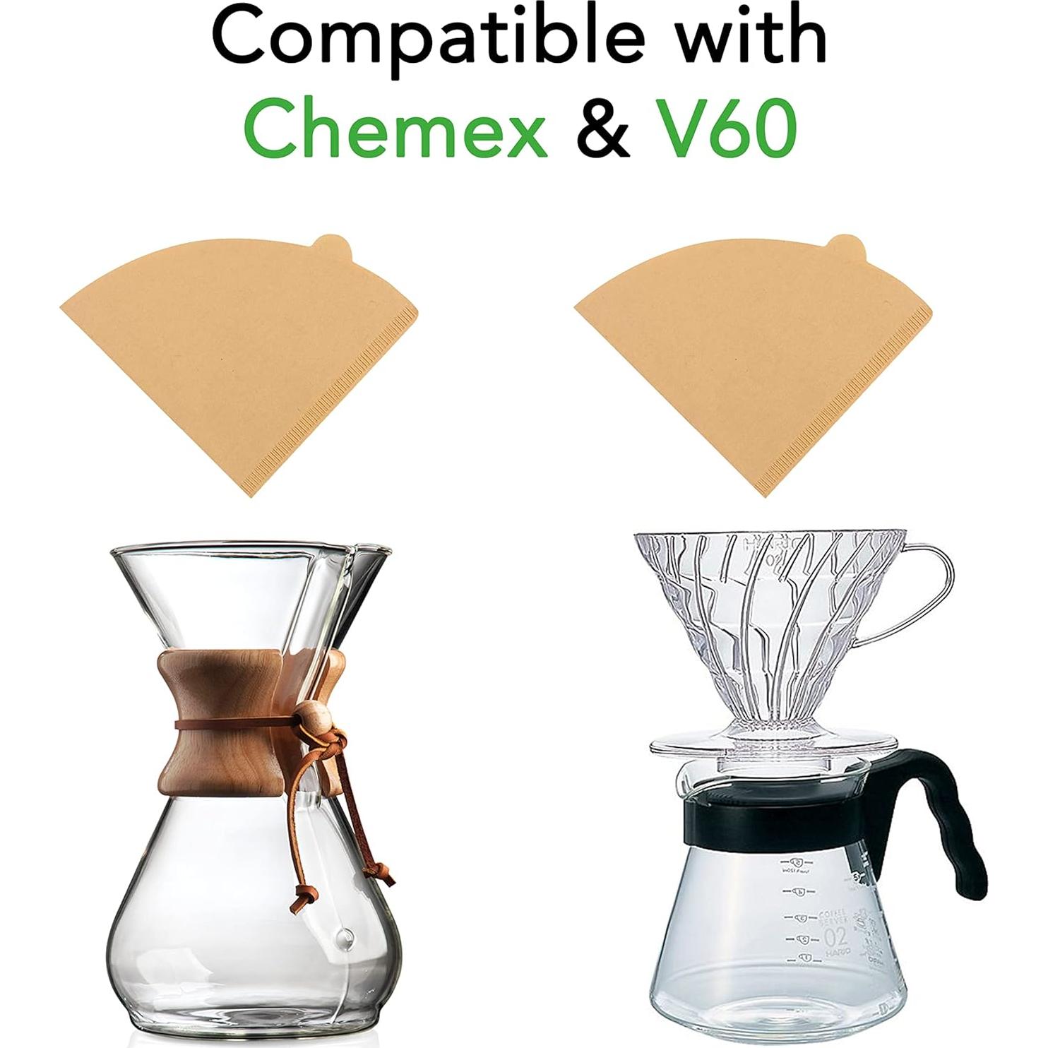 Filtros de Café de Goteo Biodegradables Ecowilli 150 Unidades