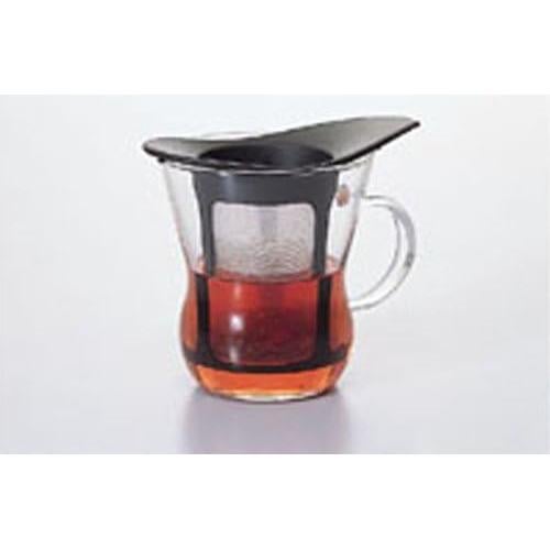 Hario Hacedor de Té 200ml Negro Infusor de Vidrio