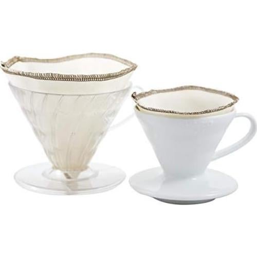 Filtros Reutilizables CoffeeSock Hario V60-02 Algodón Orgánico