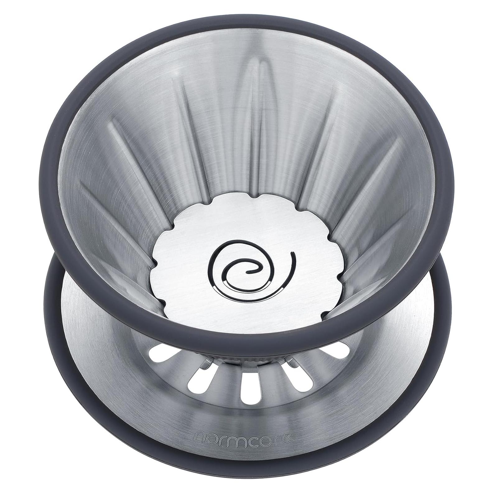 Goteador de Café Normcore 2-en-1 Acero Inoxidable Plata