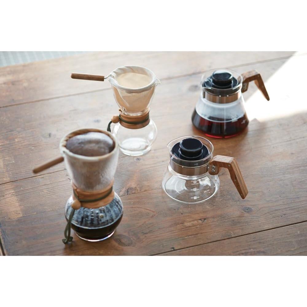 Cafetera de Goteo Hario Woodneck 480ml Madera de Olivo