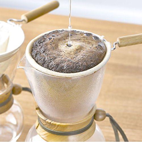 Cafetera de Goteo Hario Woodneck 480ml Madera de Olivo