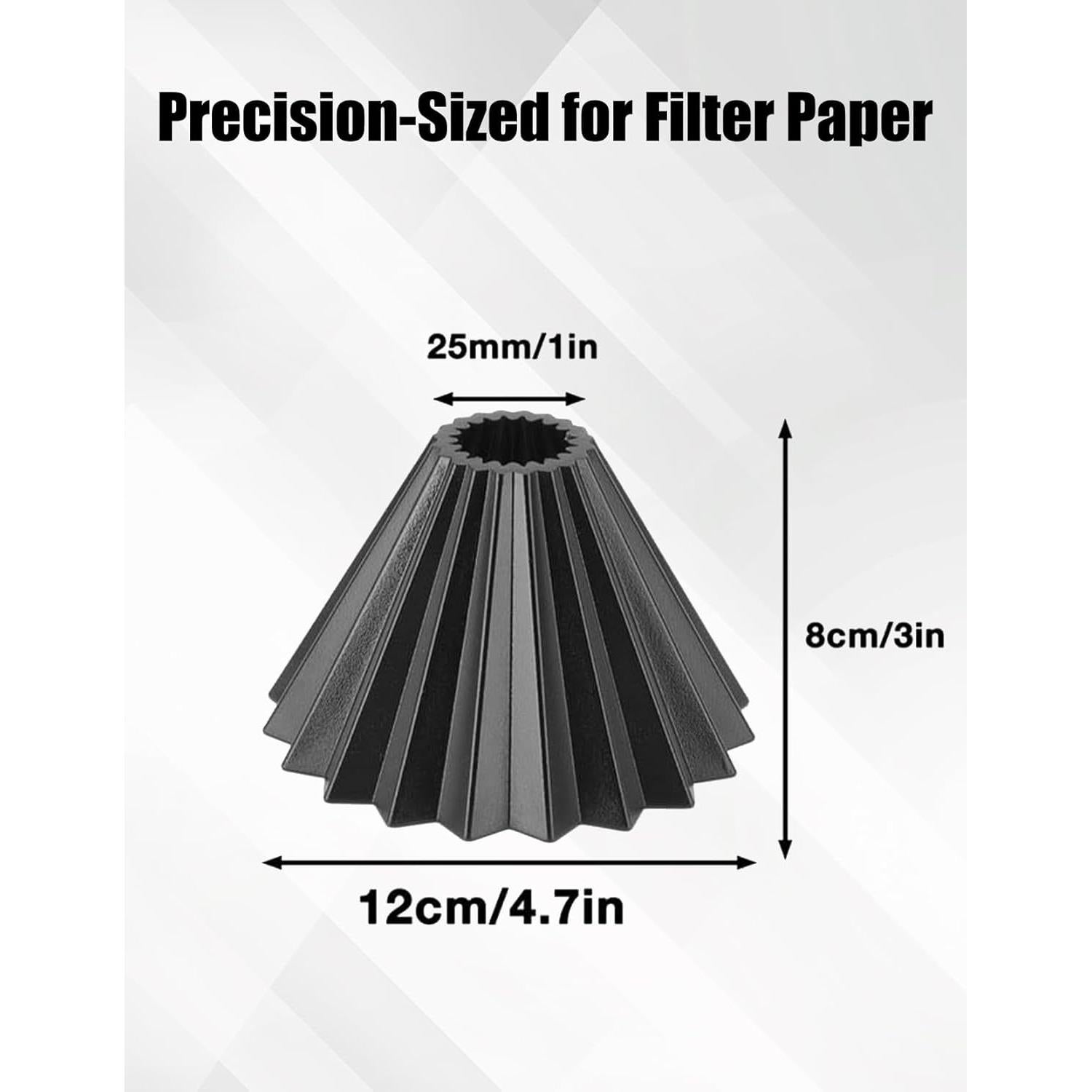 Goteador de Café ZLXHDL de Resina Cono Reutilizable 99.8g
