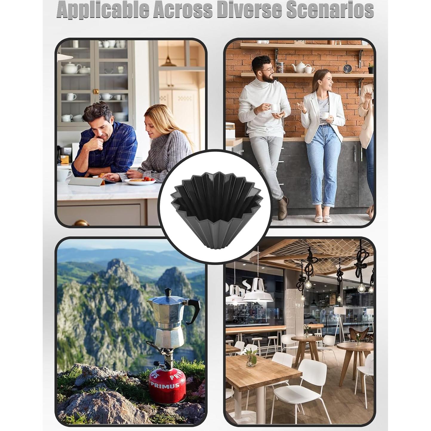 Goteador de Café ZLXHDL de Resina Cono Reutilizable 99.8g