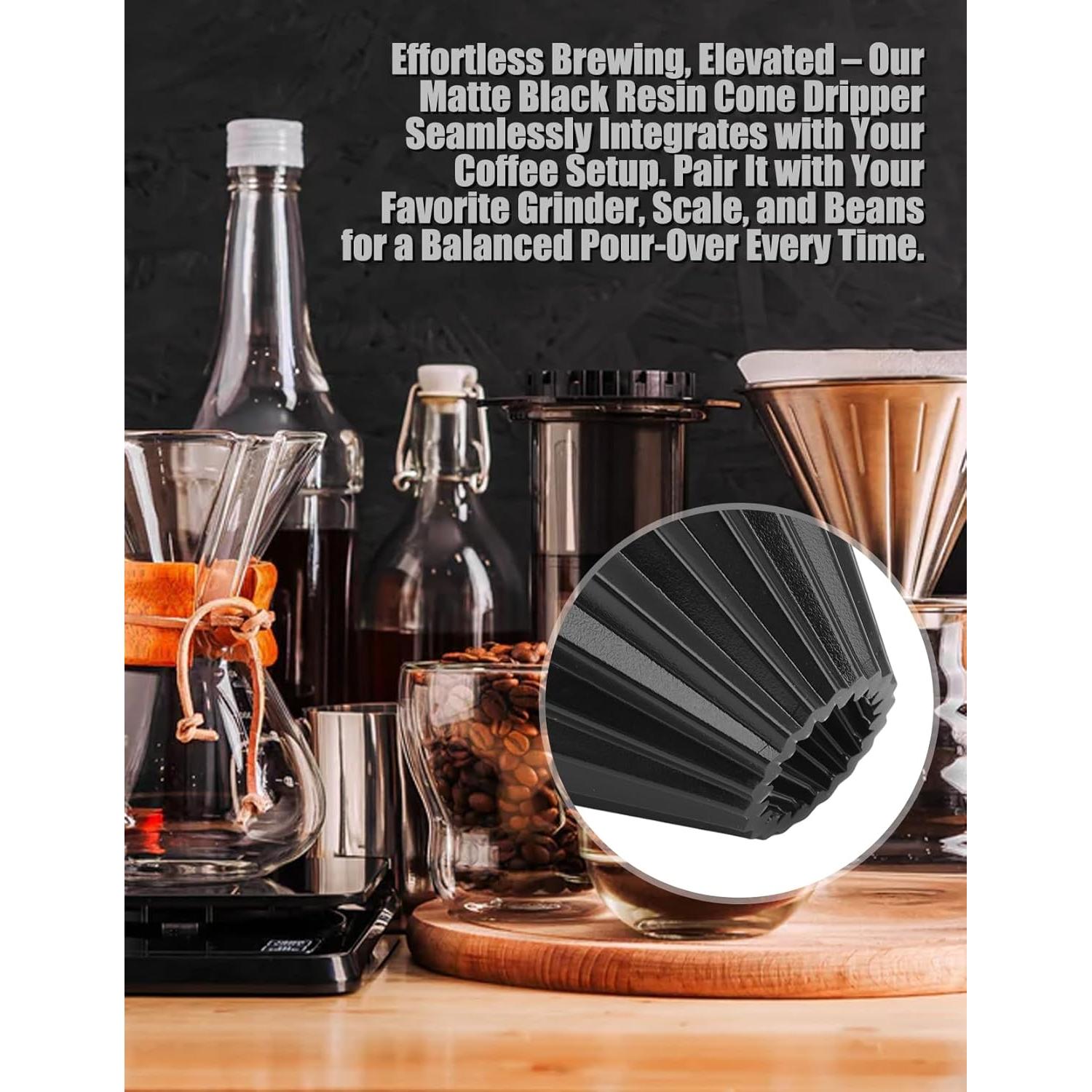 Goteador de Café ZLXHDL de Resina Cono Reutilizable 99.8g
