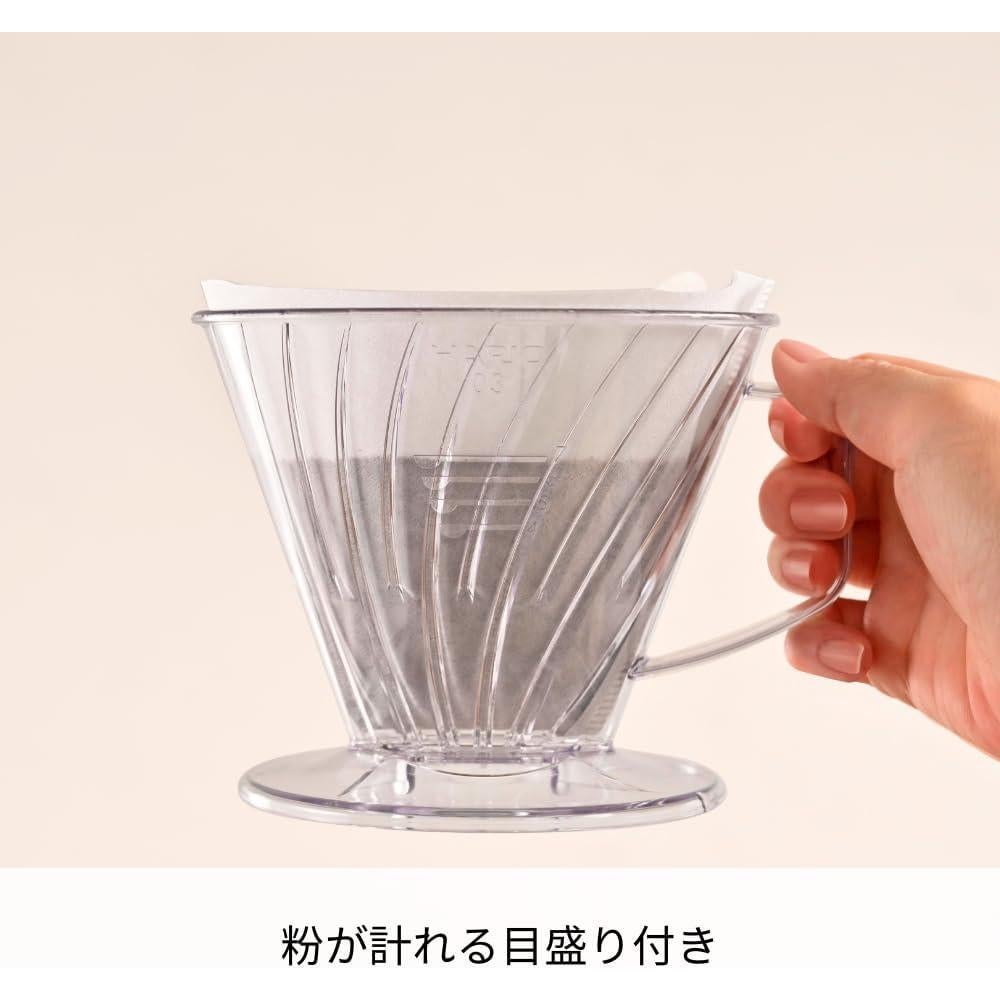 Gotero Hario Dripper Pegasus 03 Transparente Manual 127g