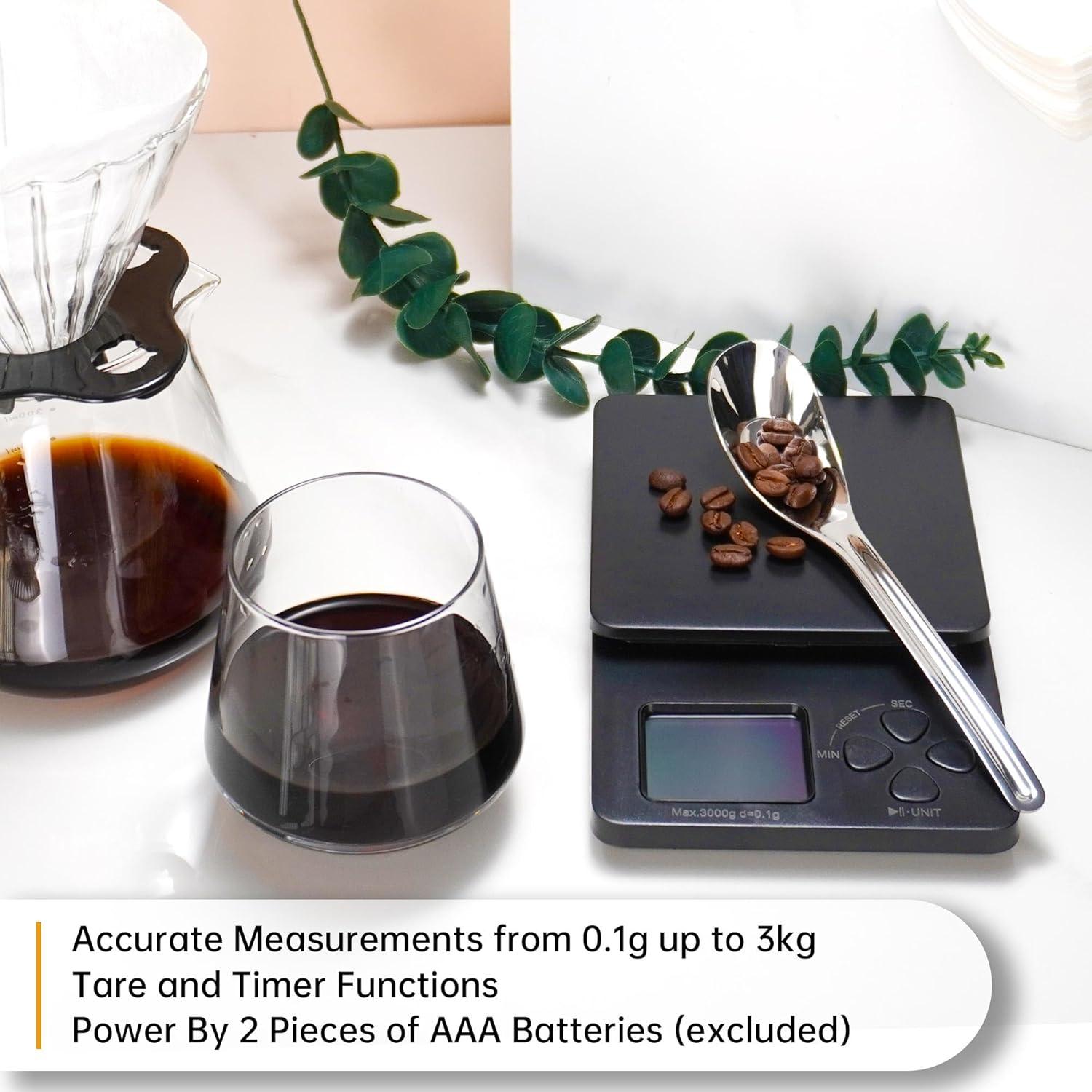 Kit de Café SuperCook Pour Over con Hervidor y Molinillo