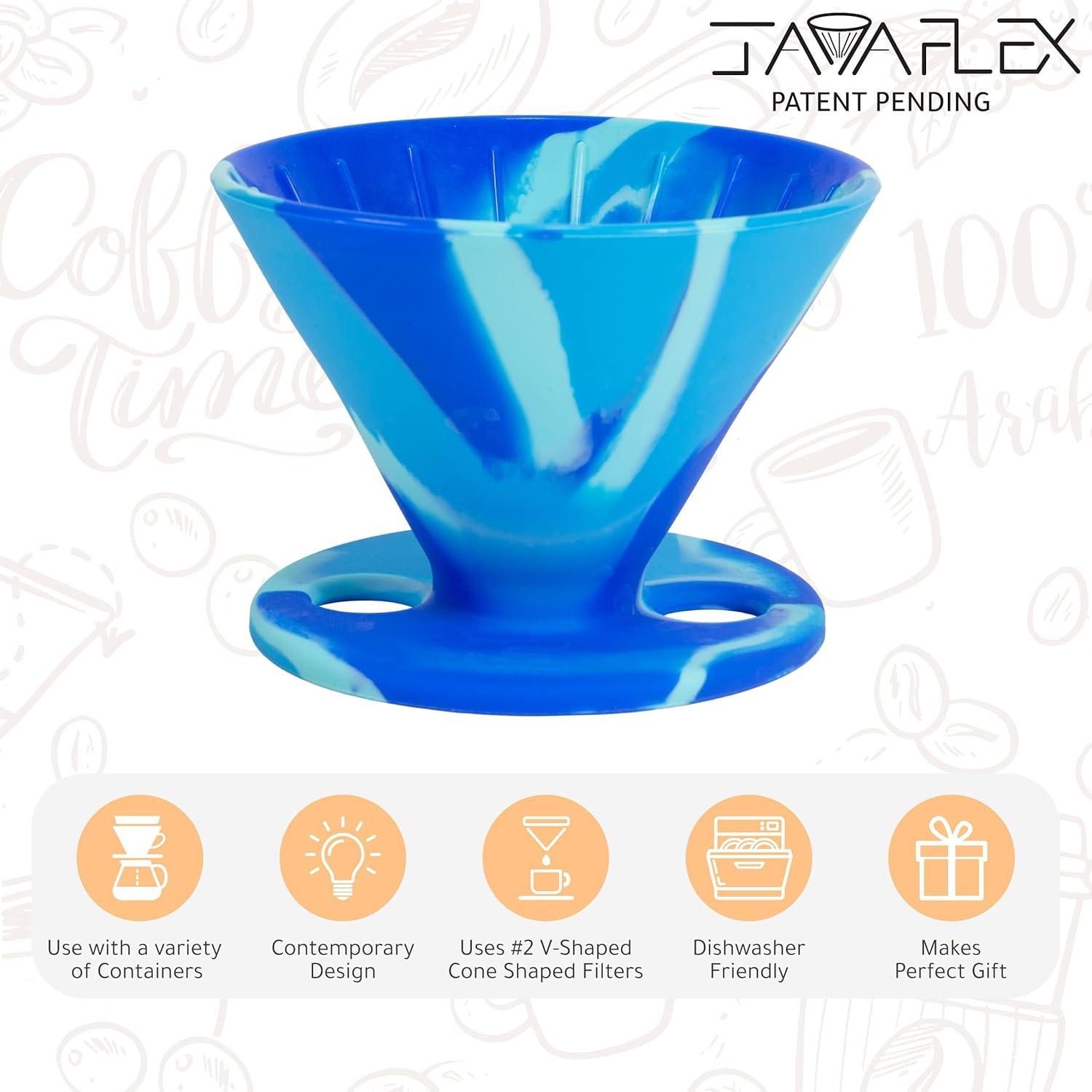 Cafetera Plegable de Silicona QULLAI JavaFlex Cono #2 V60