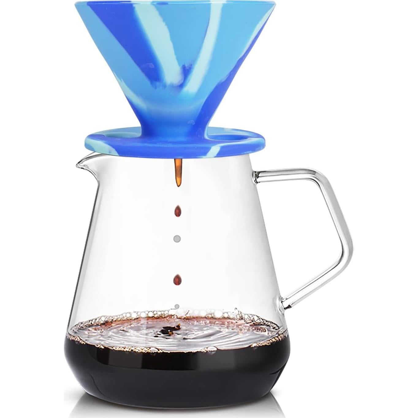 Cafetera Plegable de Silicona QULLAI JavaFlex Cono #2 V60