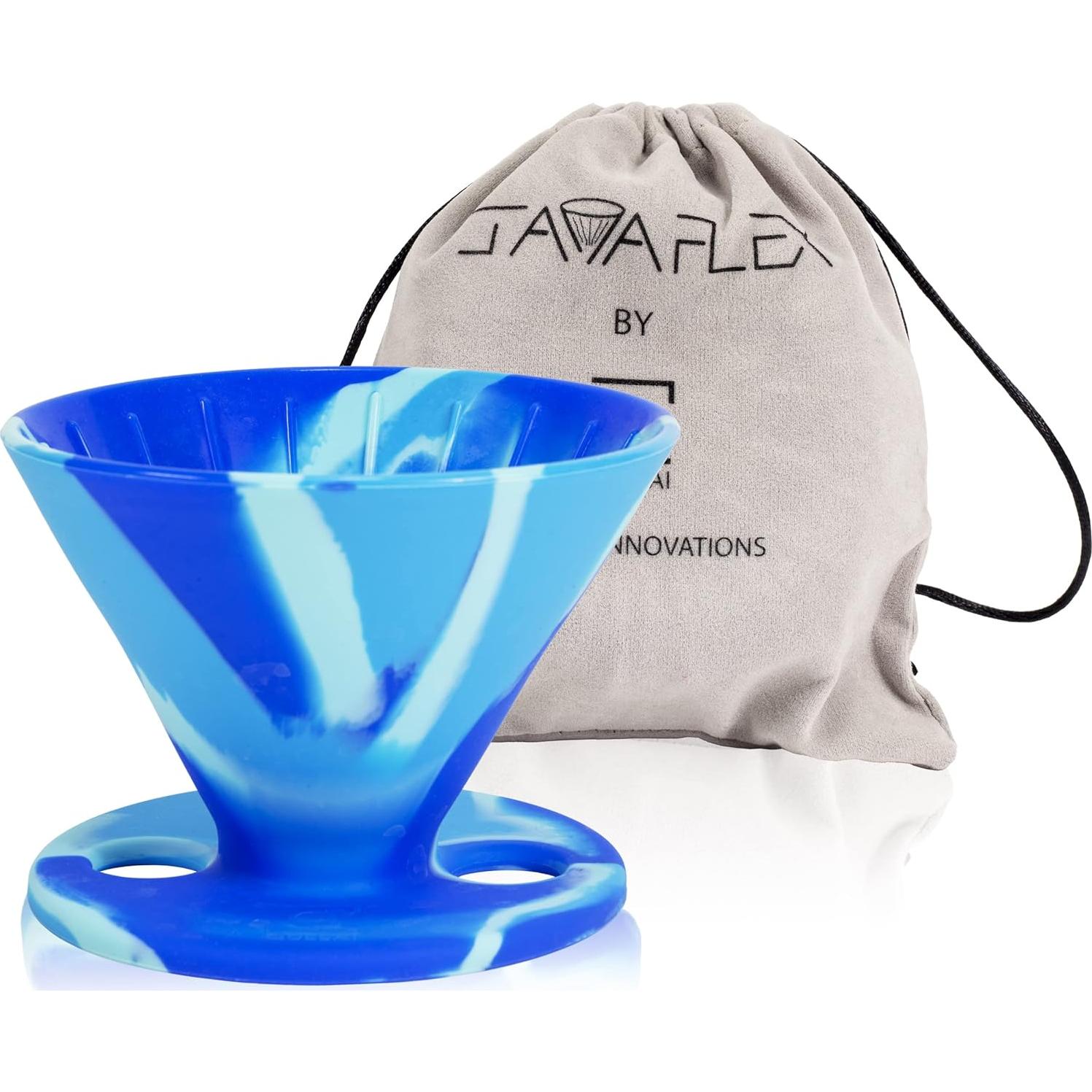 Cafetera Plegable de Silicona QULLAI JavaFlex Cono #2 V60
