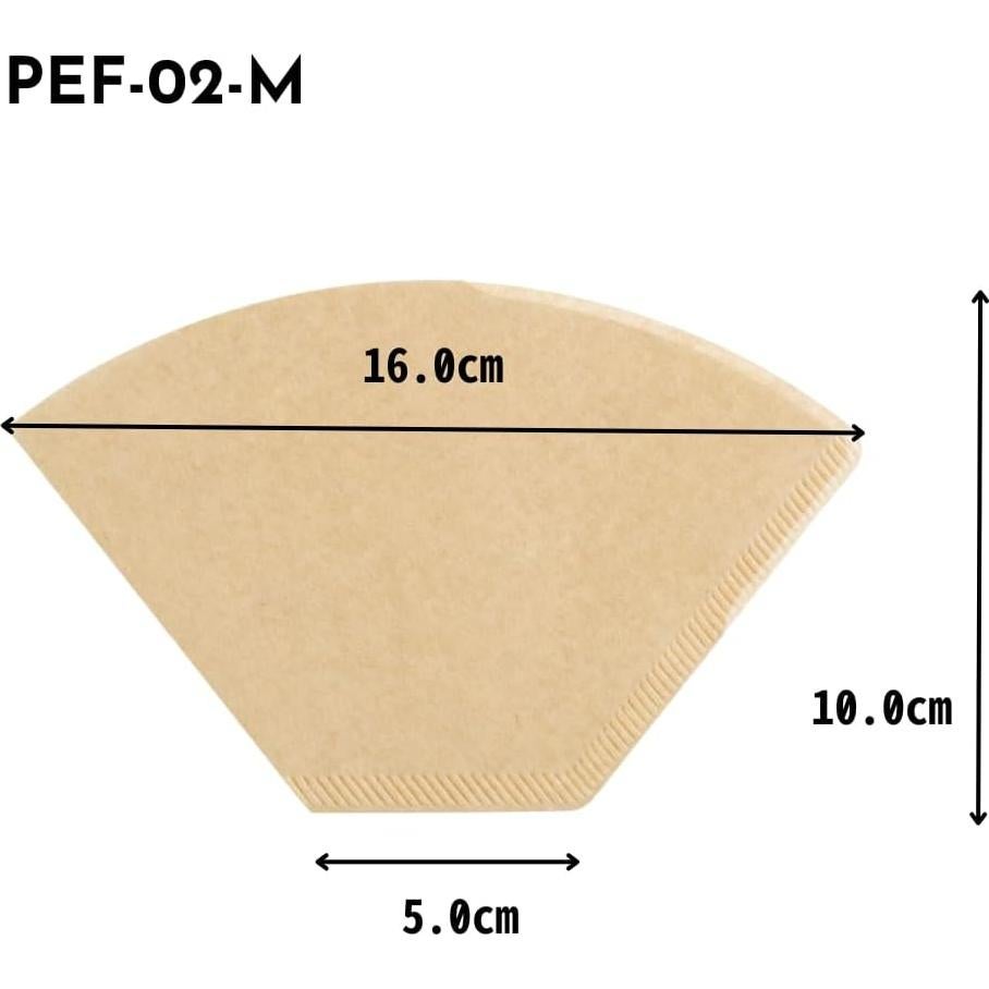 Filtros de Café Hario Pegasus Tamaño 02 Natural 100 Unidades