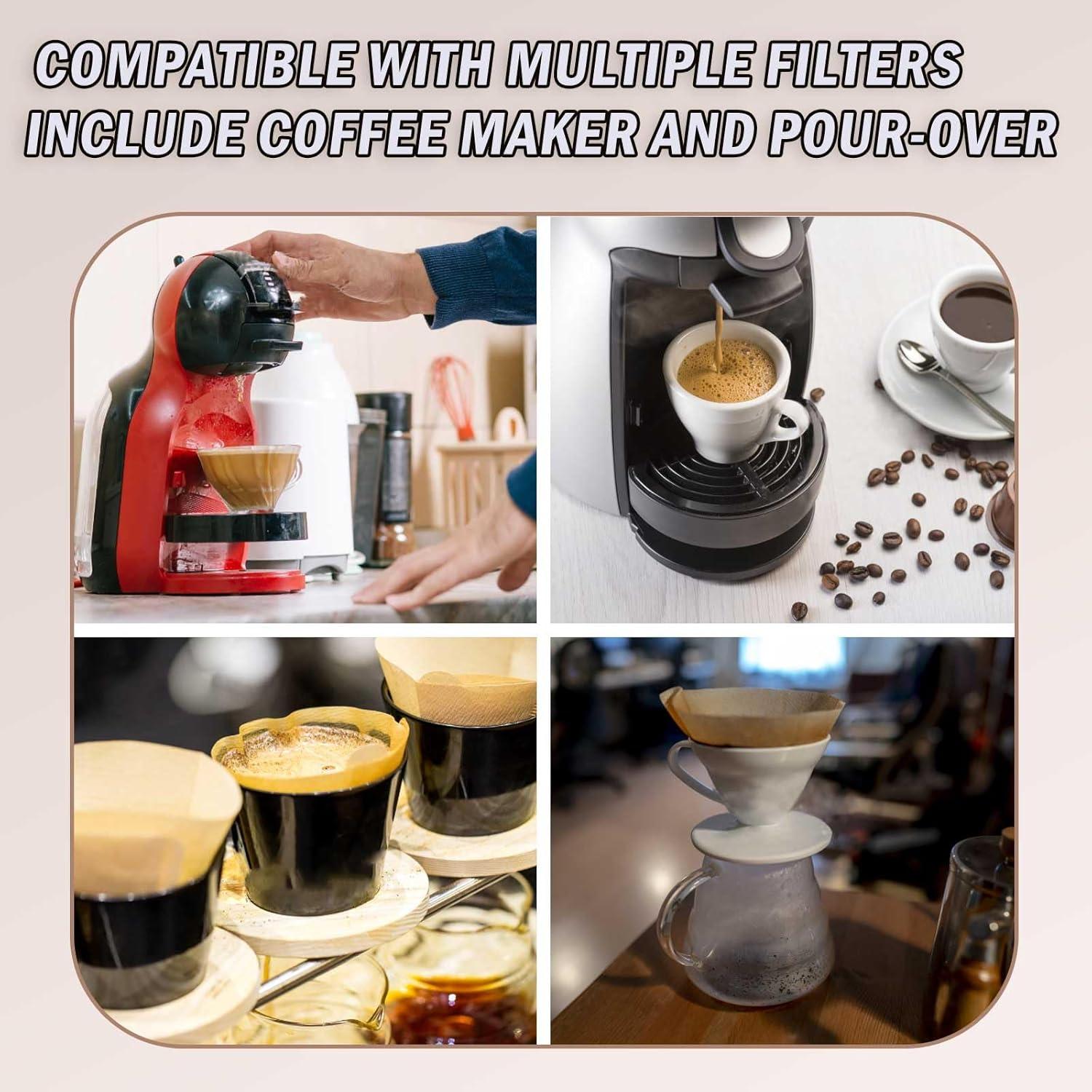 Filtros de Café DechoPak 200 Unidades Cono Natural 2-4 Tazas