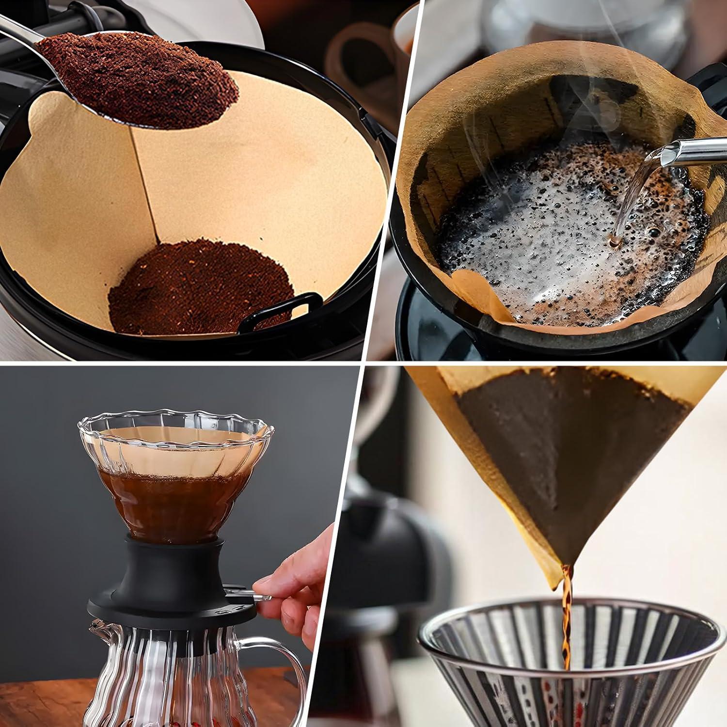 Filtros de Café DechoPak 200 Unidades Cono Natural 2-4 Tazas