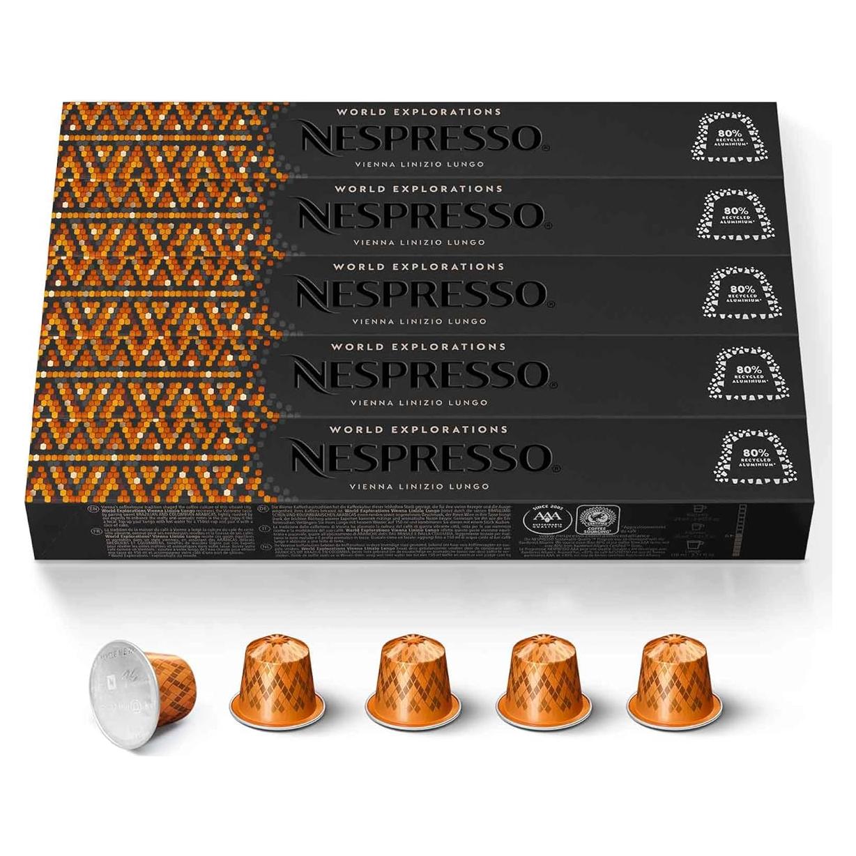 Cápsulas de Café Nespresso Original Vienna Lungo 50 Unidades